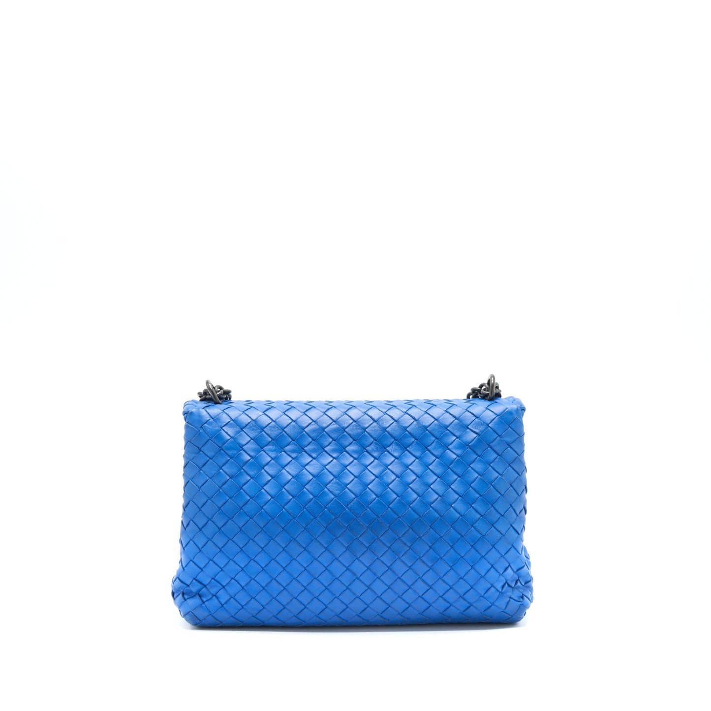 Bottega Veneta Olympia Purse Small Blue