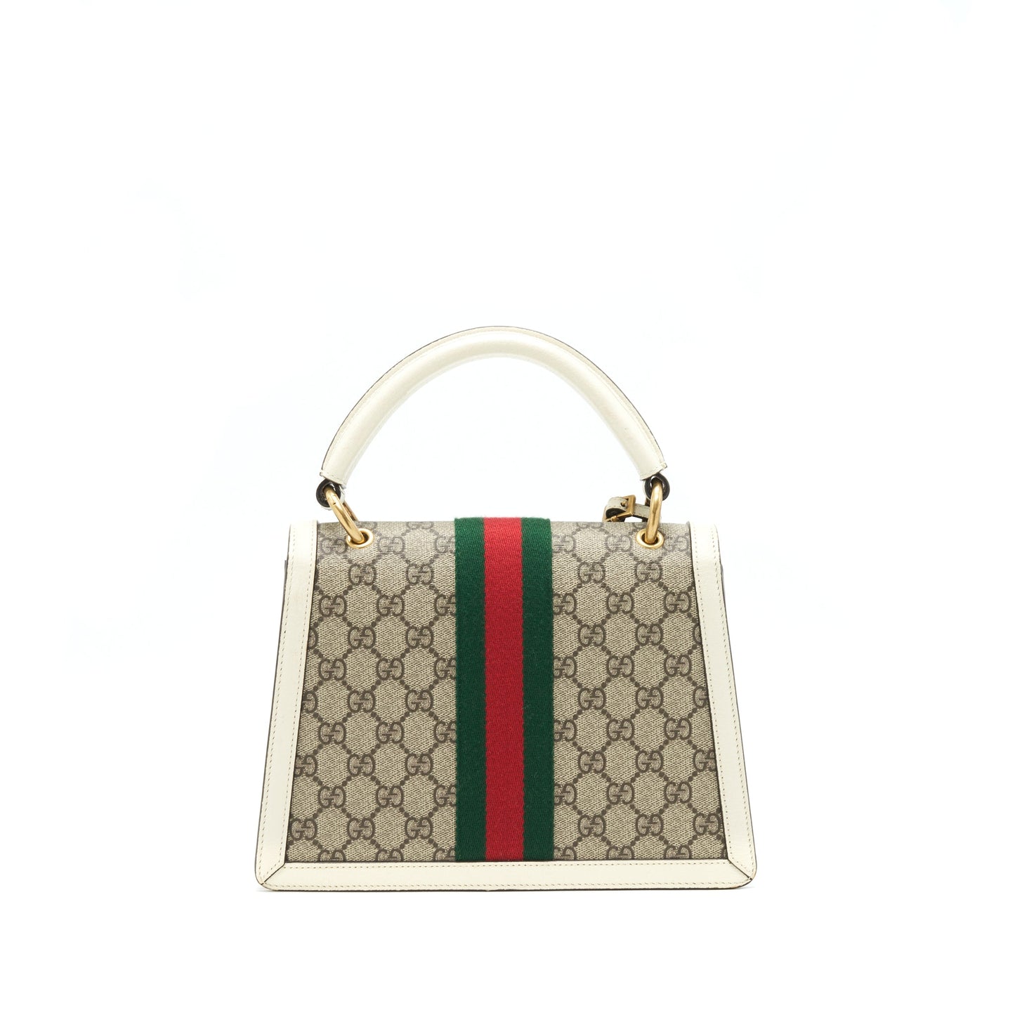 Gucci Queen Margrate Top handle Purse Supreme Coated Canvas