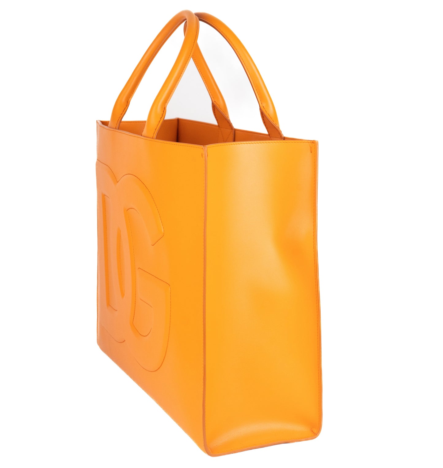 Dolce and Gabbana Large Calfskin Shopper Tote Bag