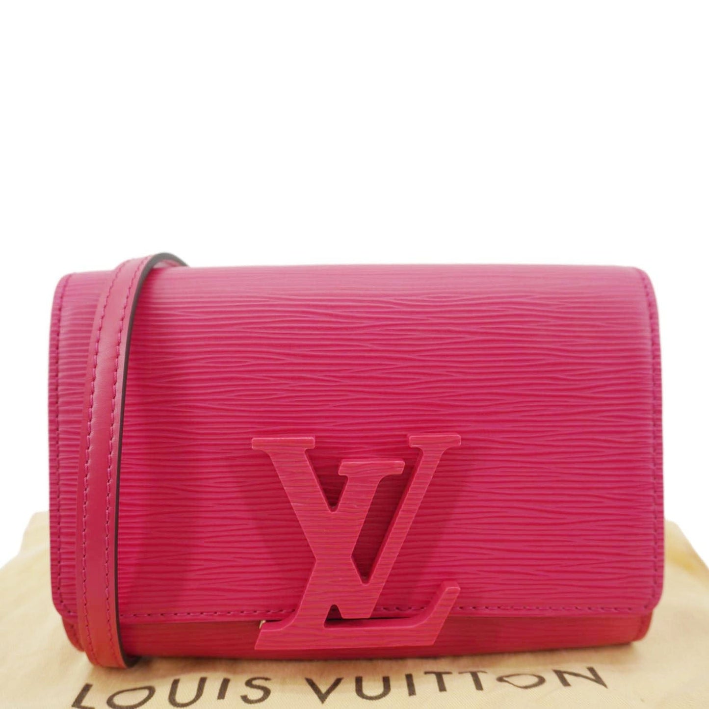 LOUIS VUITTON Louise PM Epi Leather Crossbody Bag Pink