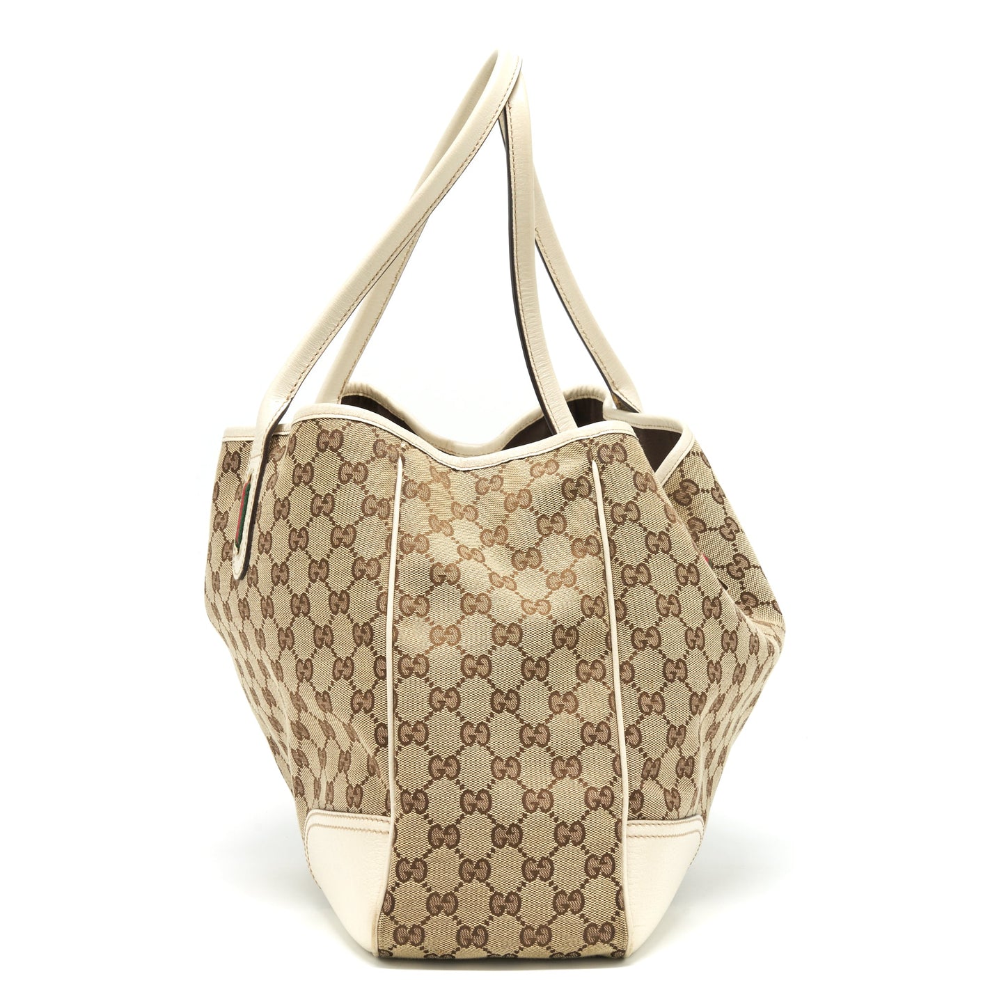 Gucci Princy Tote Purse Supreme Canvas/ White