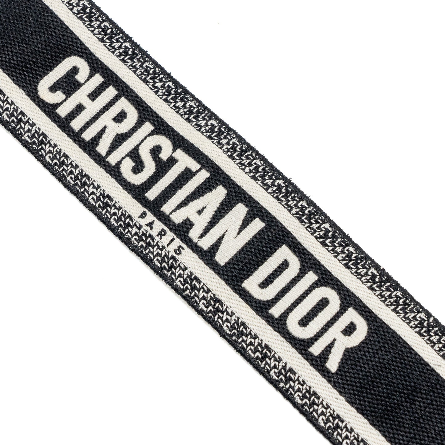 Dior Shoulder Strap Oblique Canvas Black