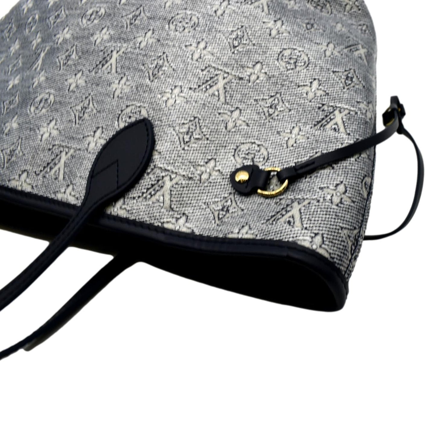 LOUIS VUITTON Neverfull MM Autres Toiles Monogram Canvas Tote Bag Metallic Chrome