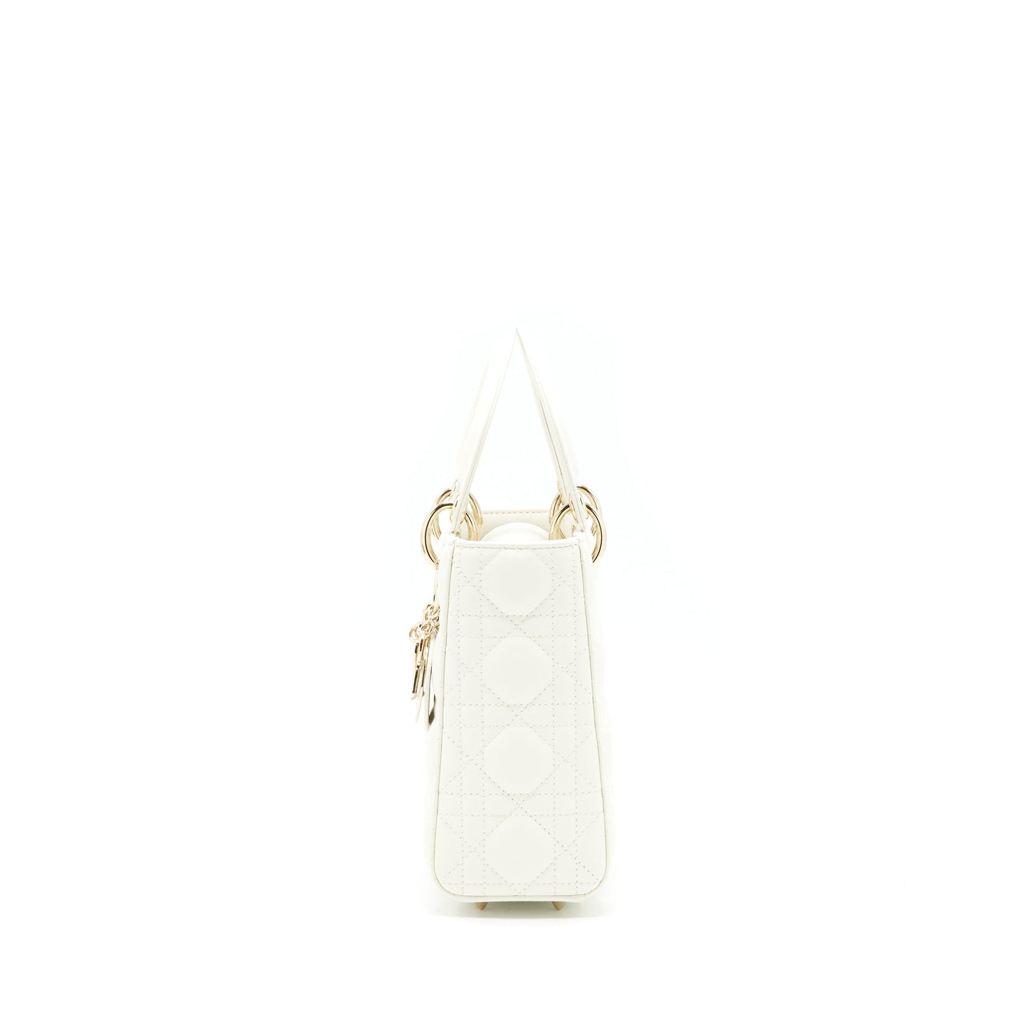 Dior Small Lady Dior my ABCDior Purse WHITE
