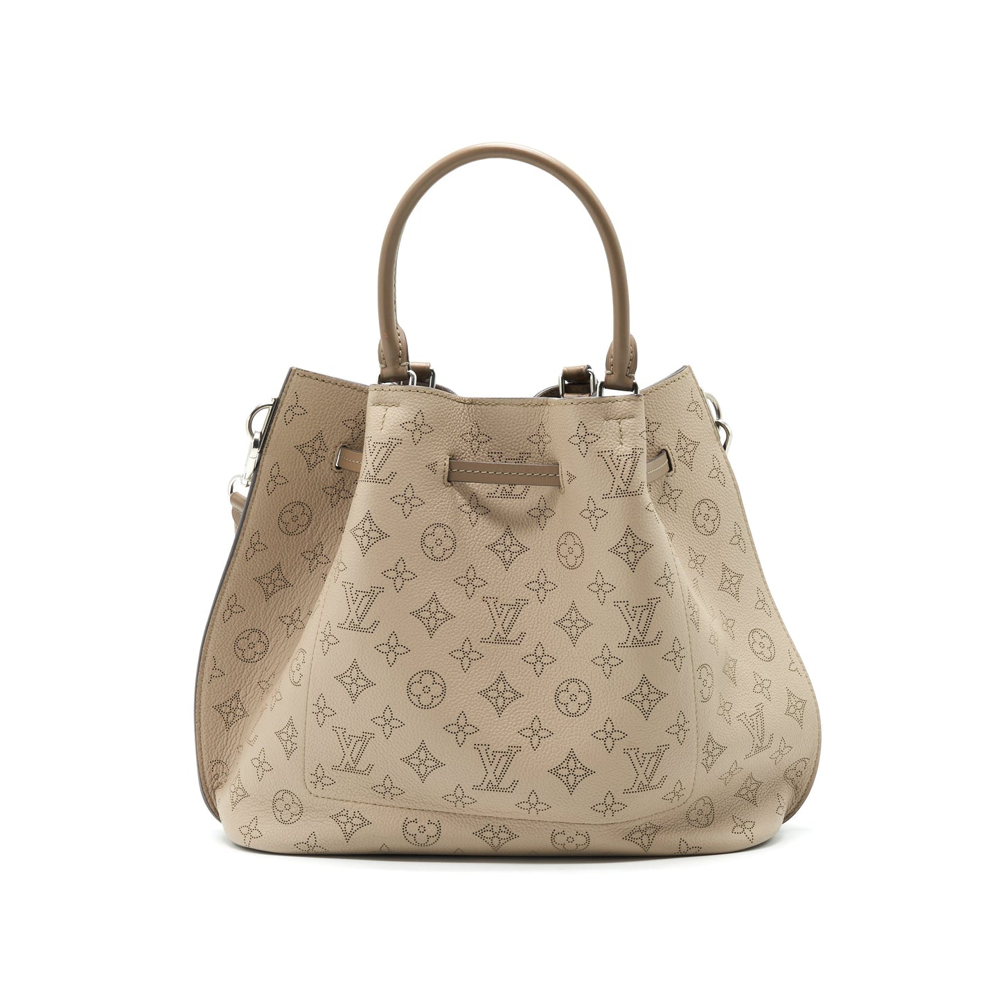 Louis Vuitton Girolata Mahina Tote Purse Grey