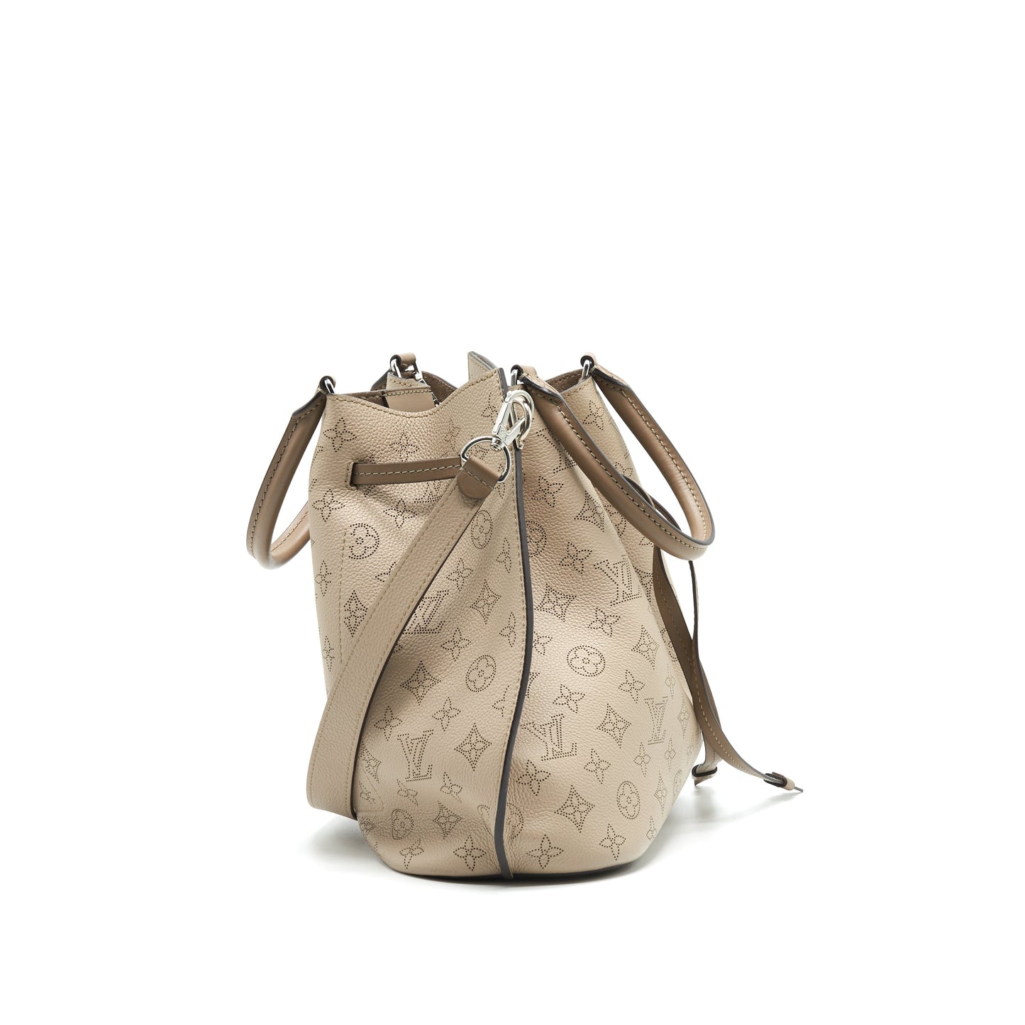 Louis Vuitton Girolata Mahina Tote Purse Grey