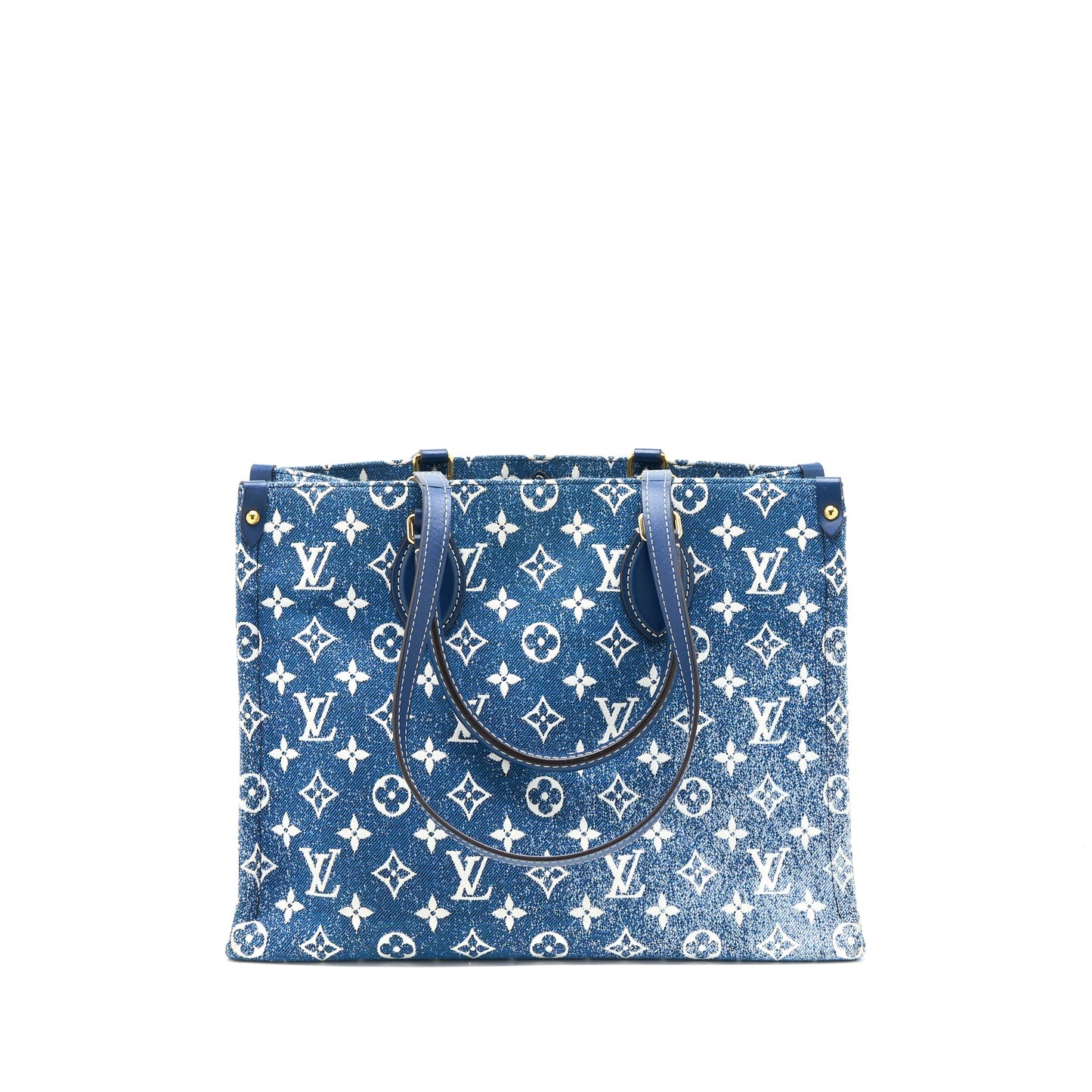 Louis Vuitton Onthego Monogram Denim Blue