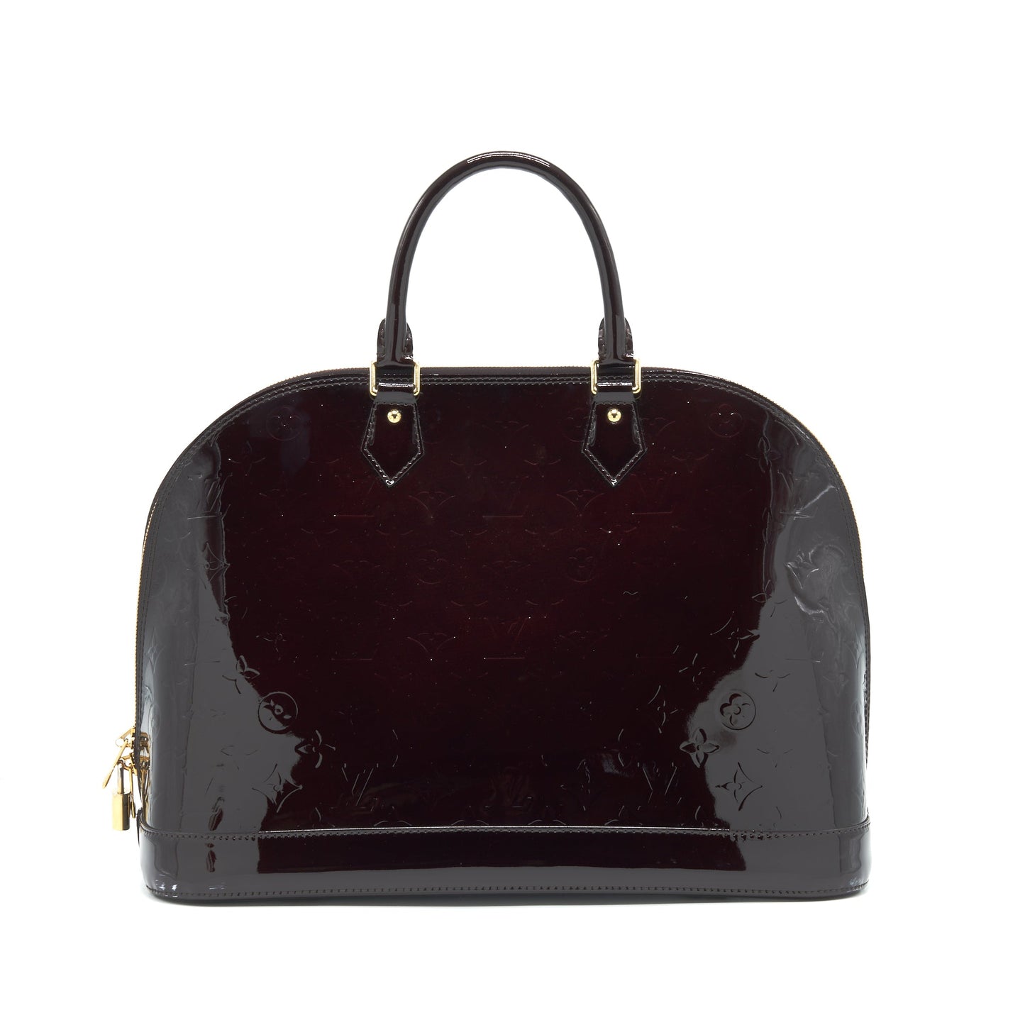 Louis Vuitton Alma Patent Leather Amarante Vernis