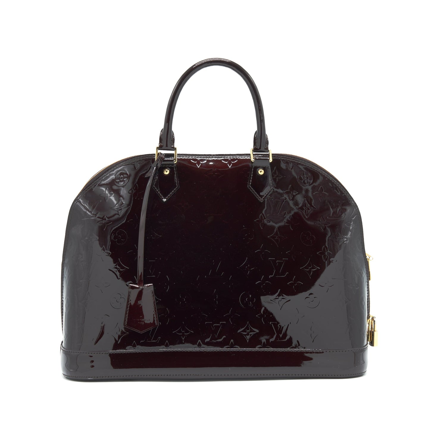 Louis Vuitton Alma Patent Leather Amarante Vernis