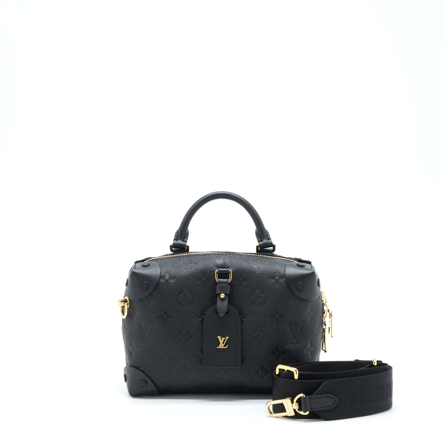 Louis Vuitton Petite Malle Souple Monogram Empreinte Black