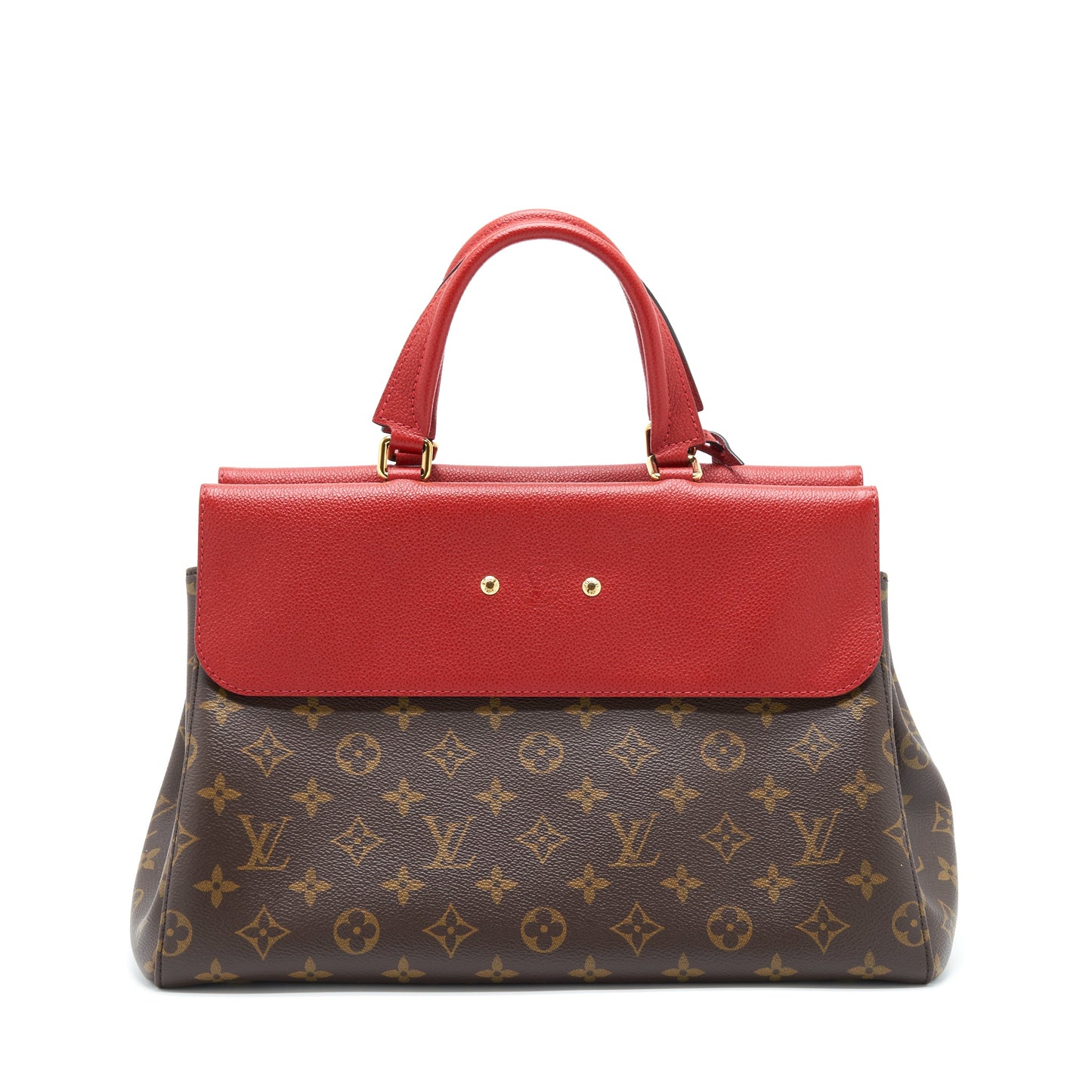 Louis Vuitton Venus Purse Leather/Monogram Canvas Red Year 2016