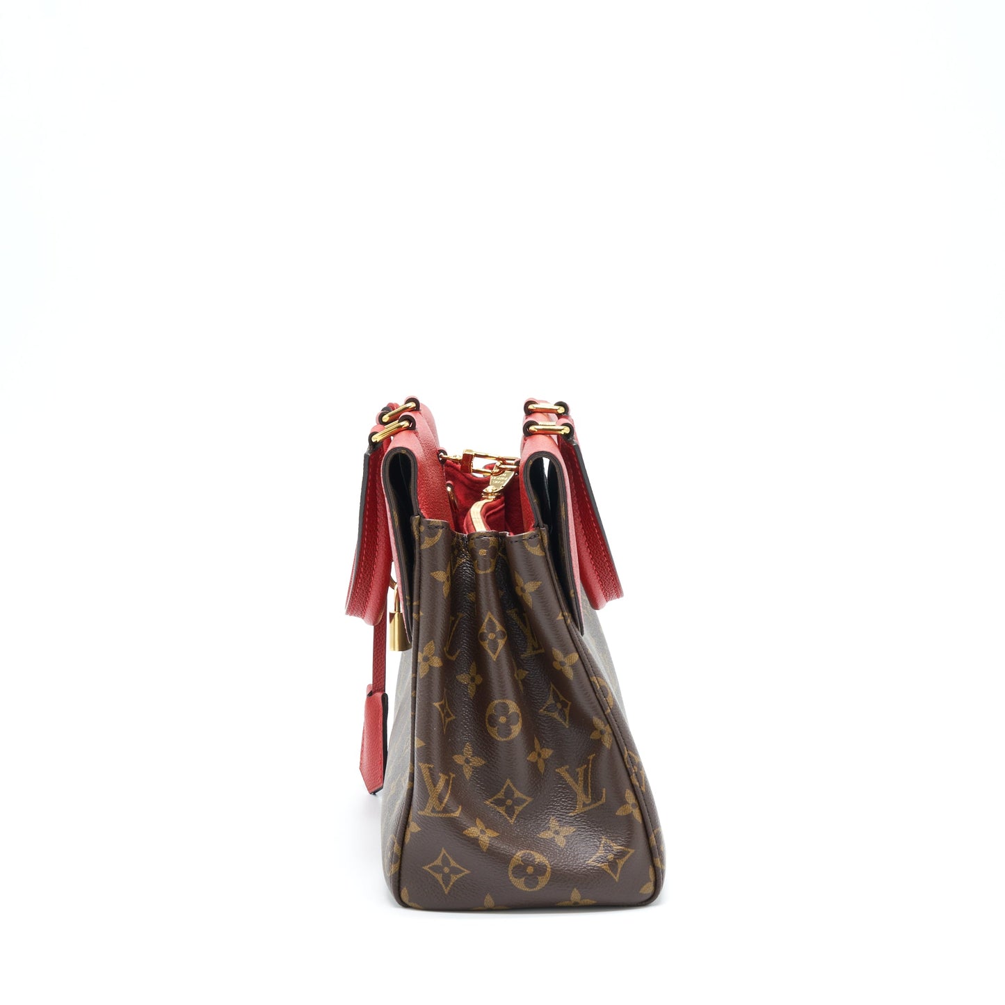 Louis Vuitton Venus Purse Leather/Monogram Canvas Red Year 2016