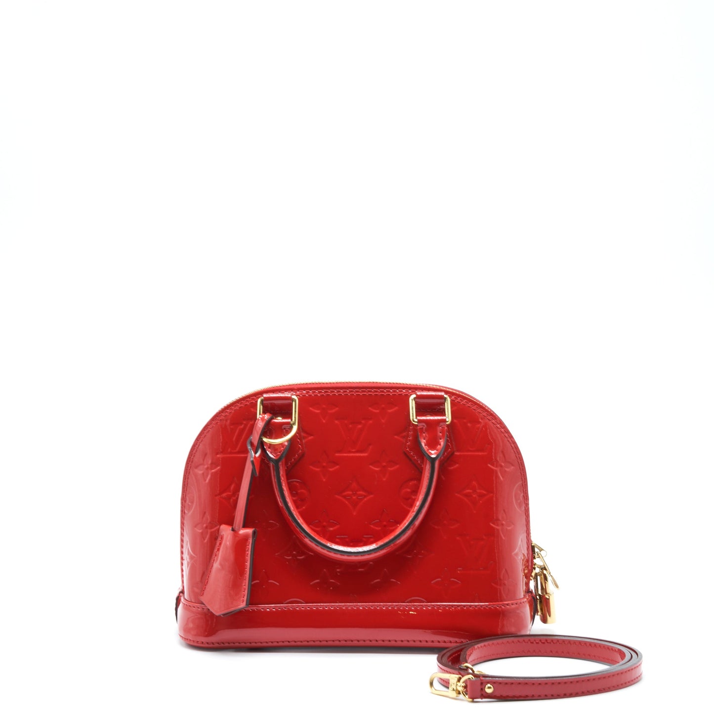 Louis Vuitton Alma Patent Red with