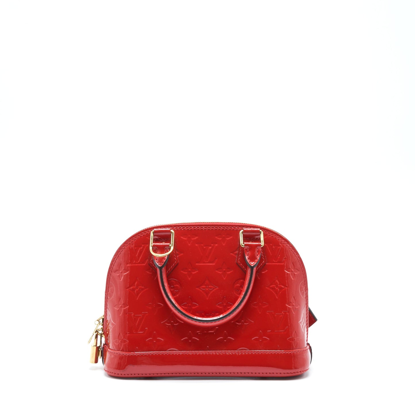 Louis Vuitton Alma Patent Red with