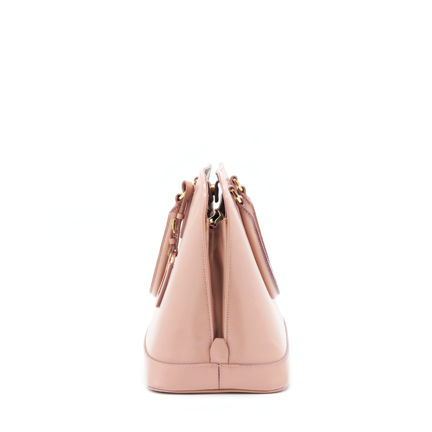 Prada Saffiano Tote Purse Nude