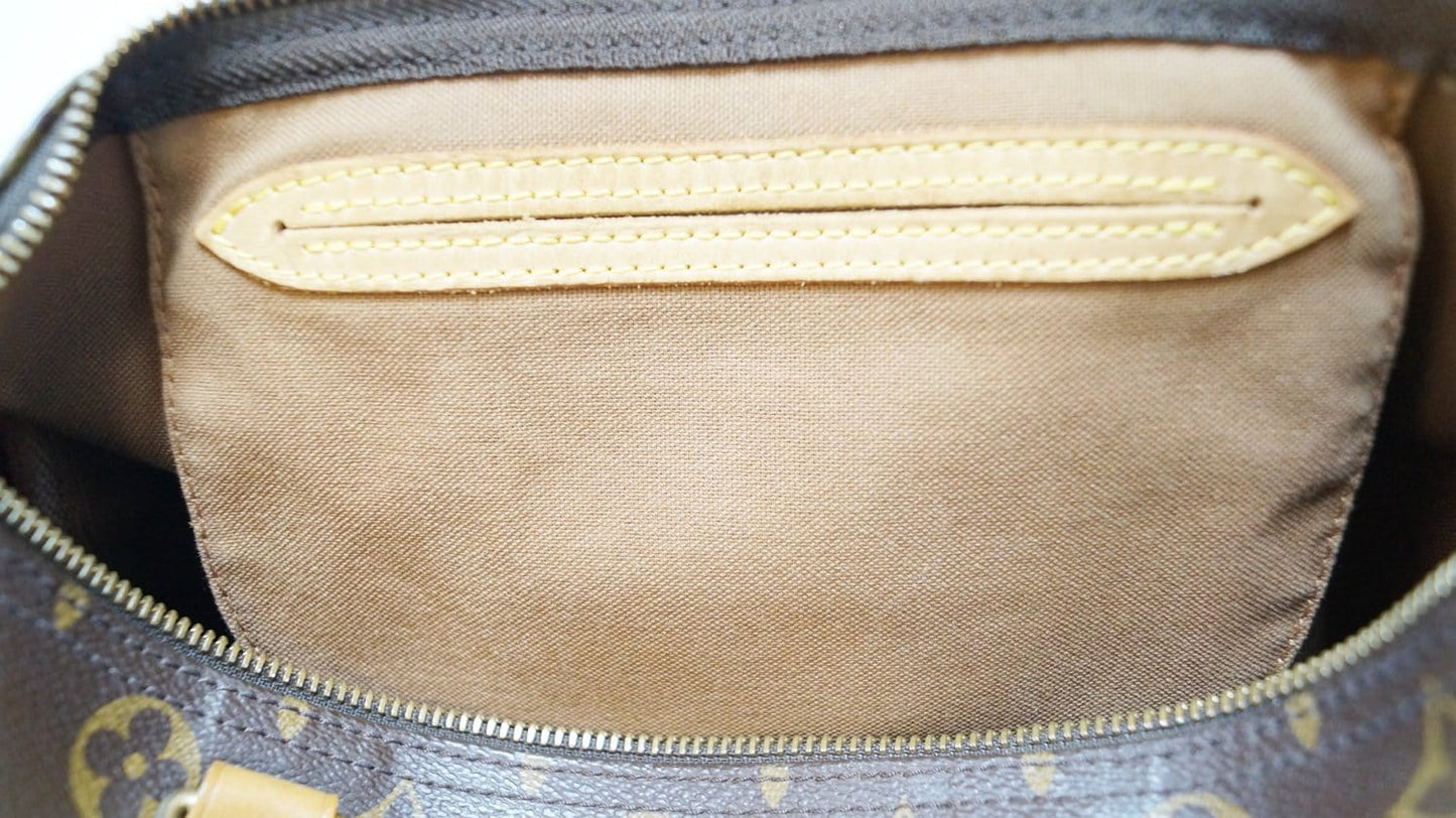 LOUIS VUITTON Speedy 30 Monogram Canvas Satchel Bag