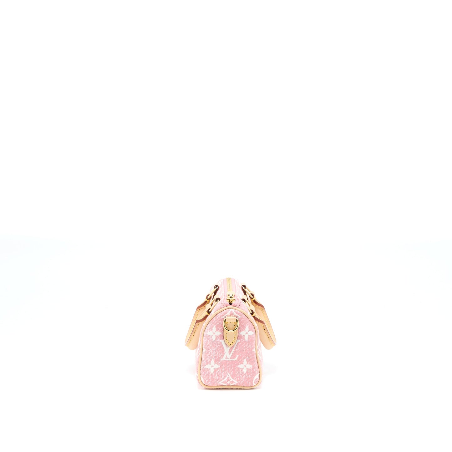 Louis Vuitton Nano Speedy Monogram Jacquard Denim Pink (New Version)