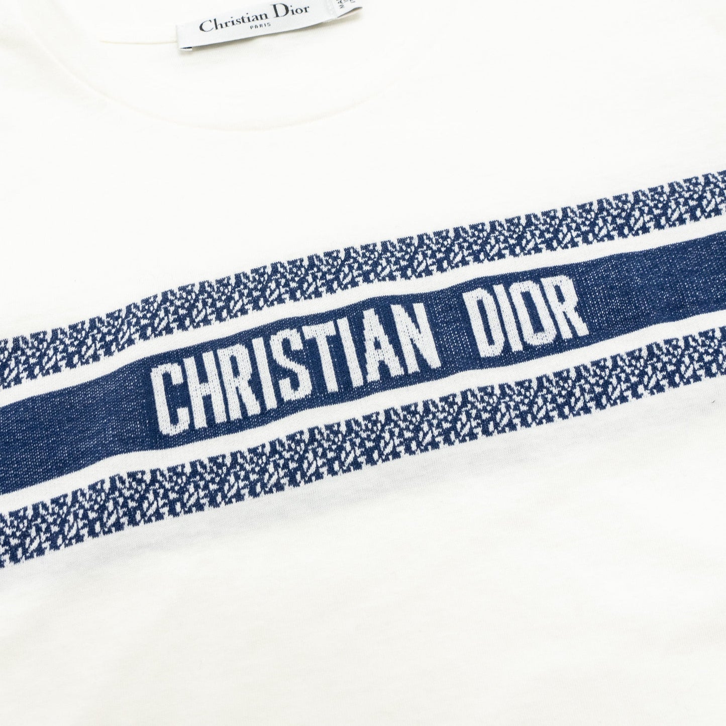 Dior size dioriviera T-Shirt Cotton white / navy
