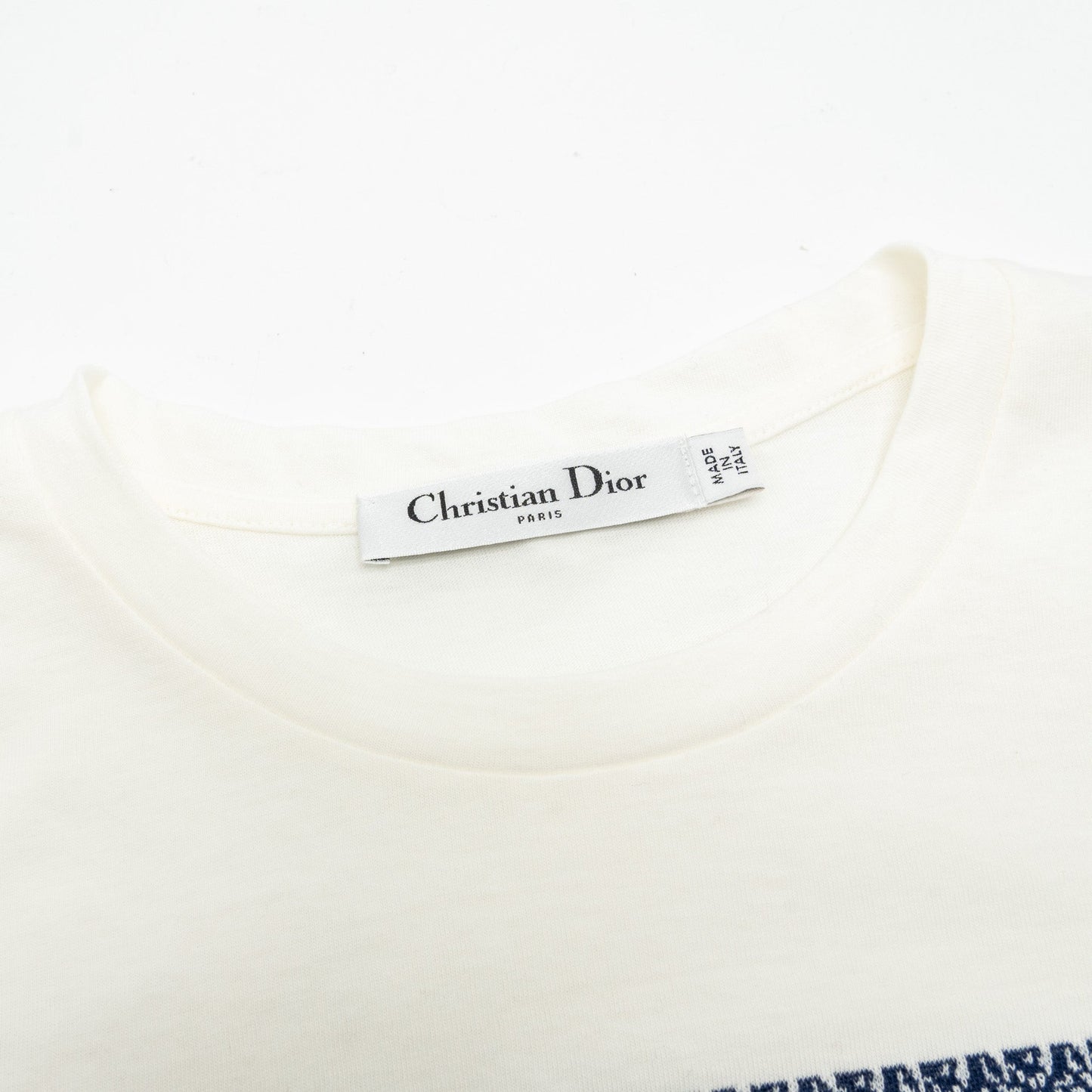 Dior size dioriviera T-Shirt Cotton white / navy