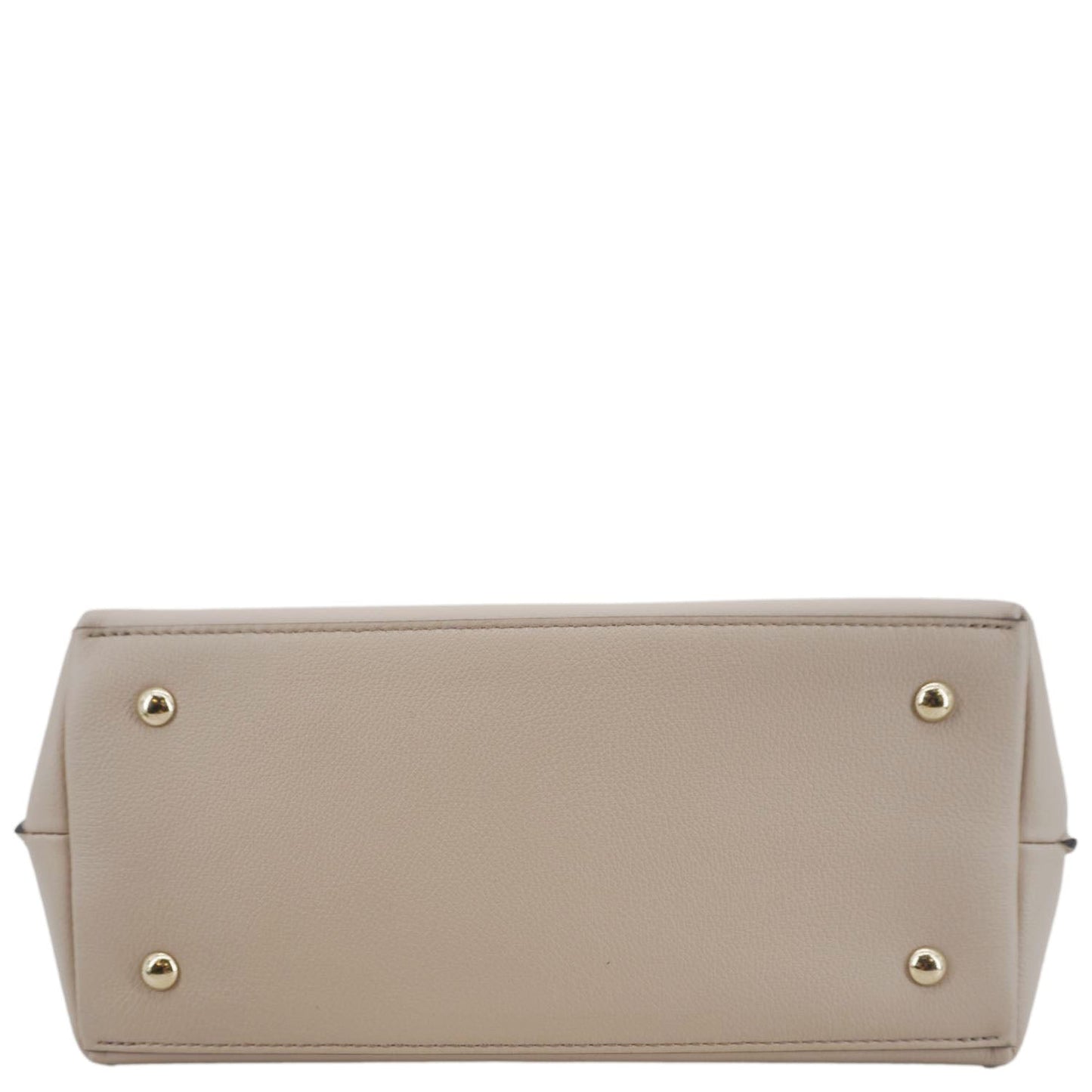 LOUIS VUITTON Lockme Ever MM Leather Shoulder Bag Greige