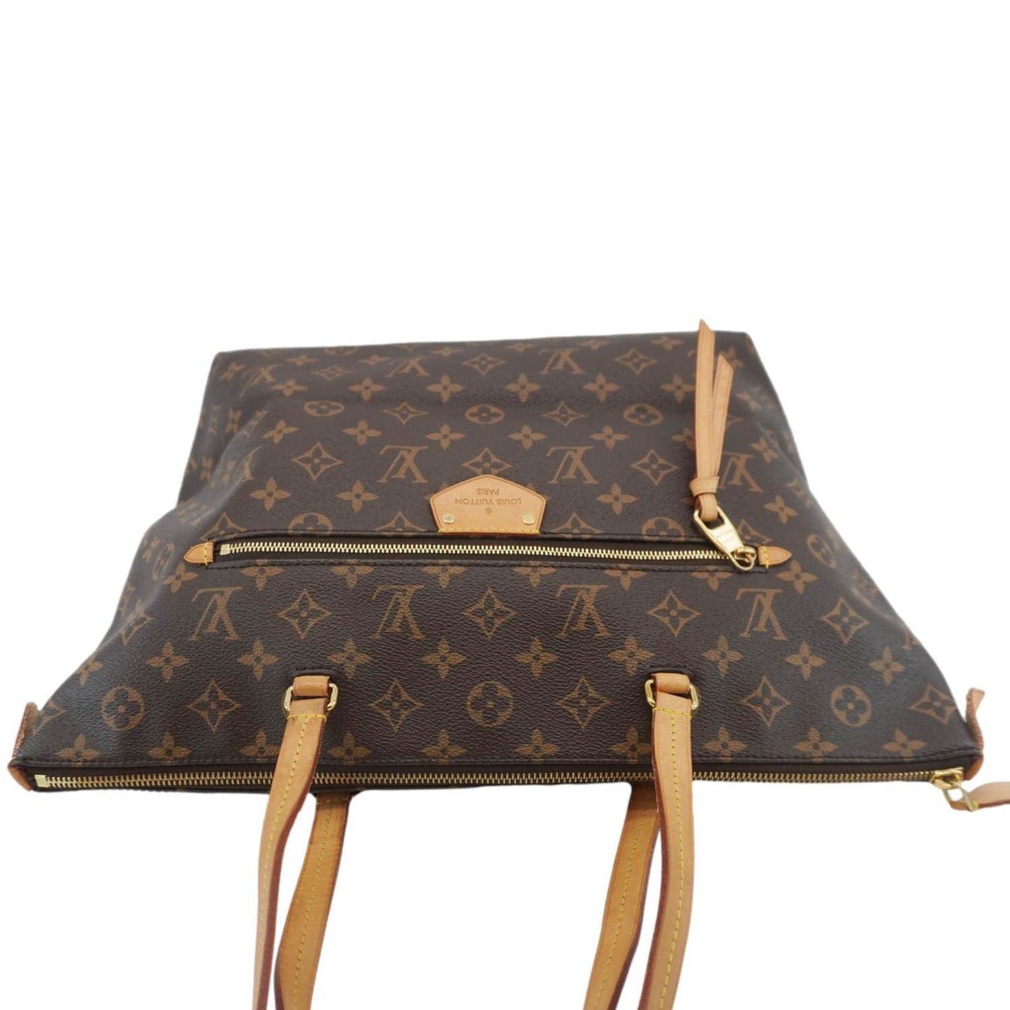 LOUIS VUITTON Iena PM Monogram Canvas Shoulder Bag Brown