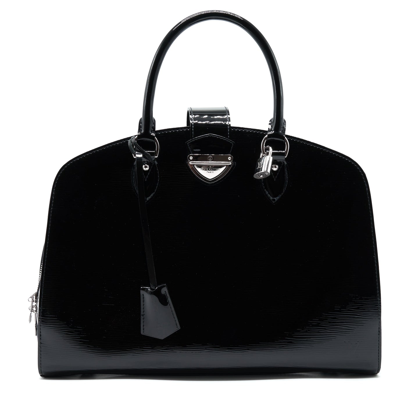 Louis Vuitton Patent Epi Tote Purse Black
