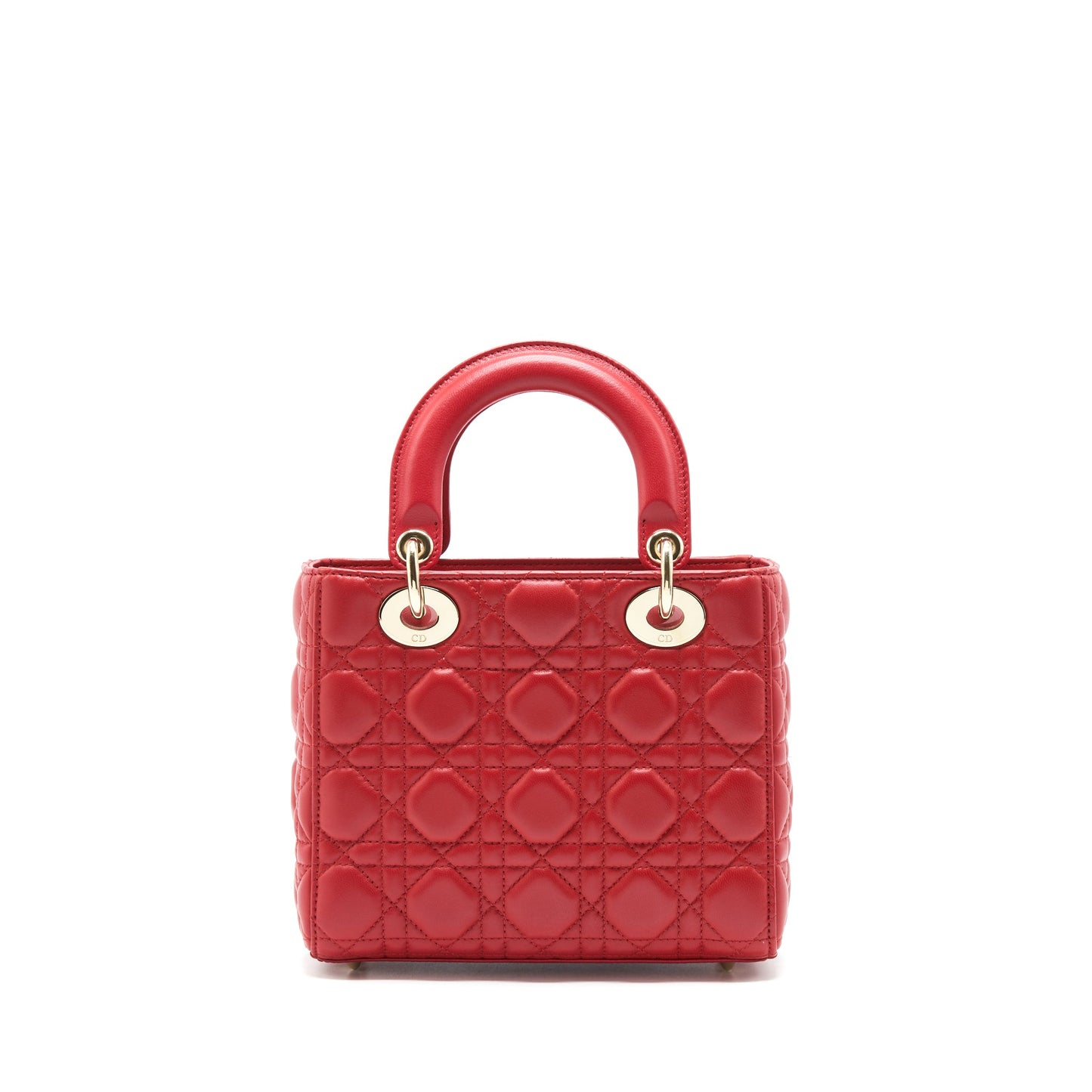 Dior Small Lady Dior Lambskin Red