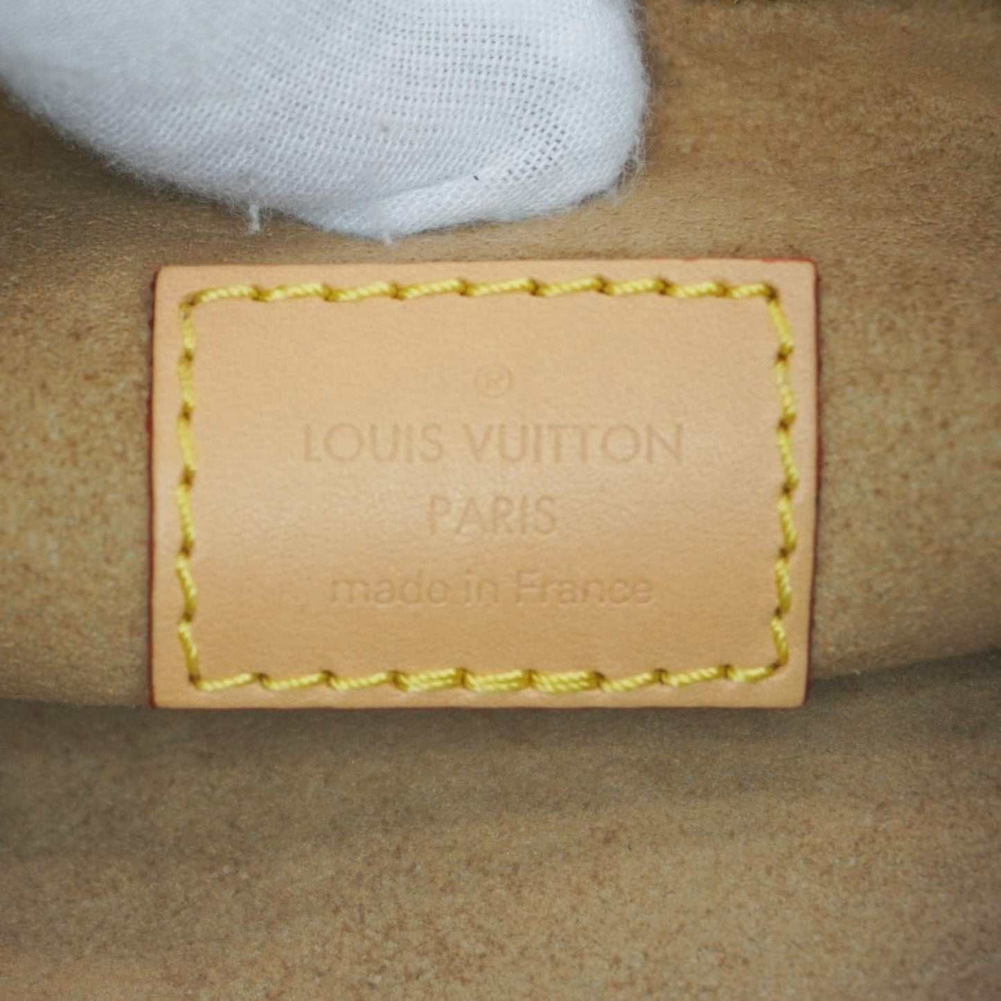 LOUIS VUITTON Loop Half Moon Monogram Canvas Shoulder Bag Brown