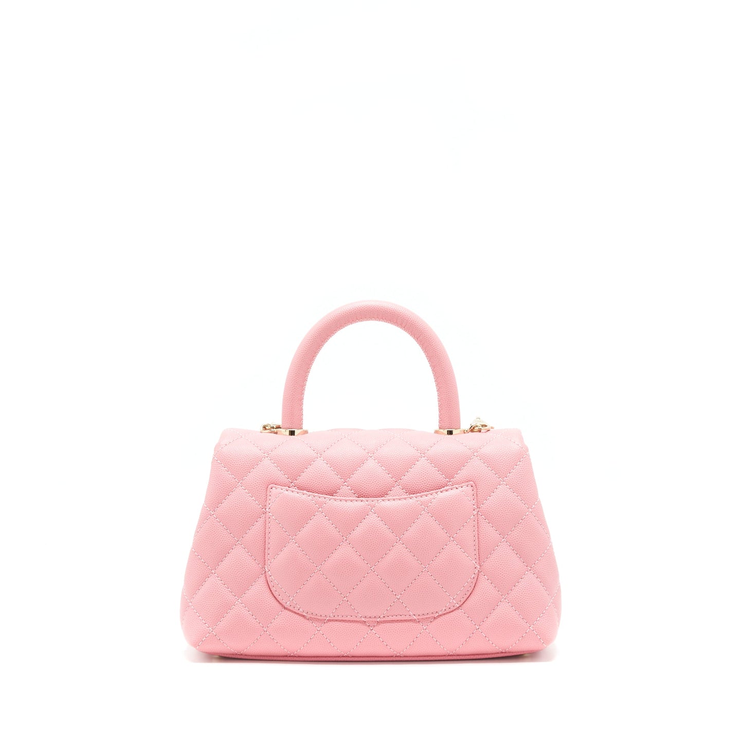 Chanel Small Coco Handle 24cm Caviar Pink LGHW