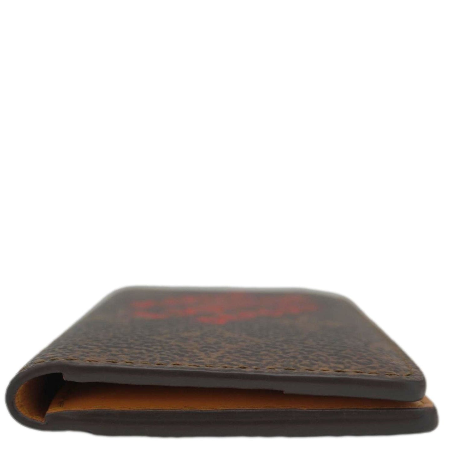 LOUIS VUITTON Pocket Organizer Monogram Canvas Wallet Brown