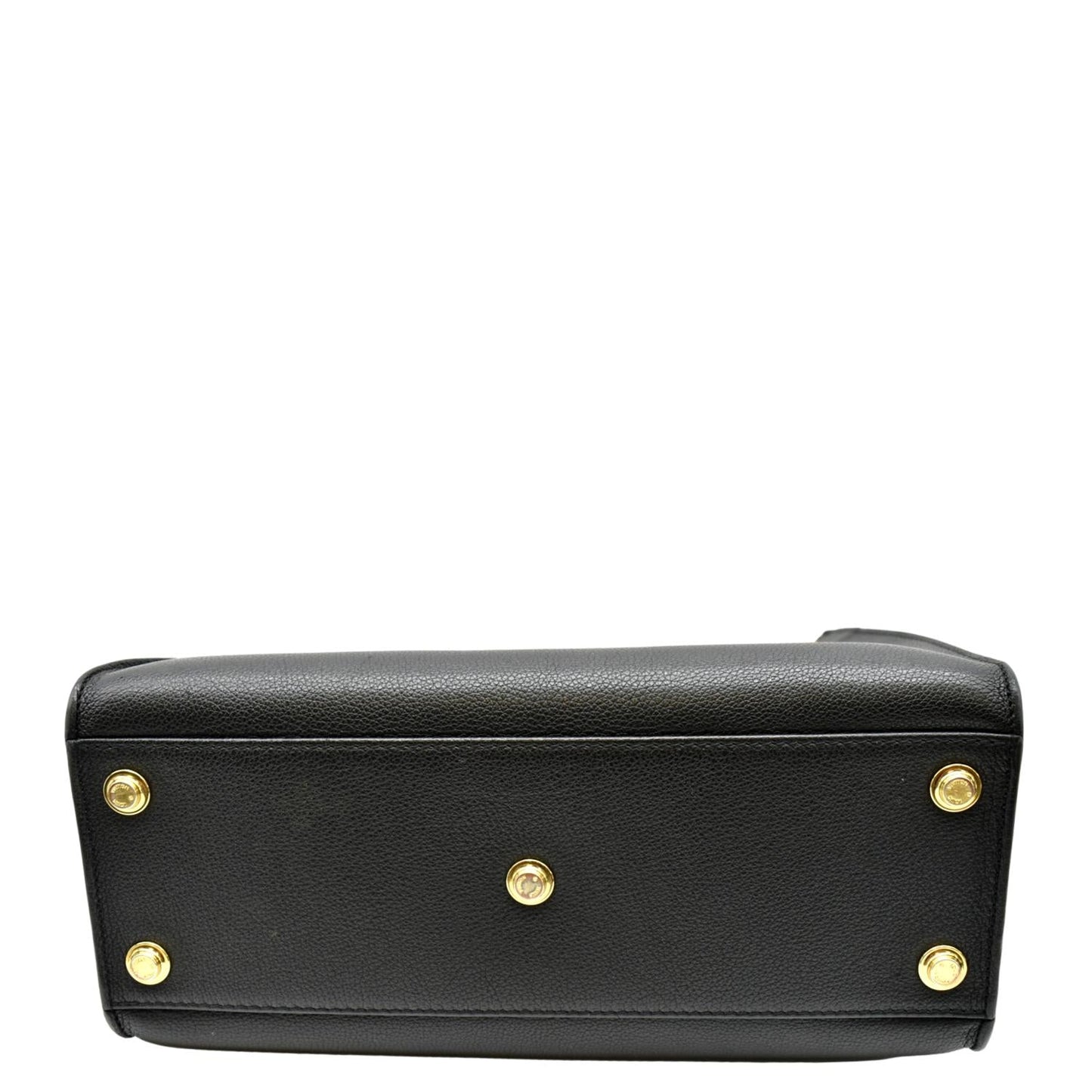 LOUIS VUITTON On My Side MM Calfskin Monogram Canvas Shoulder Bag Black