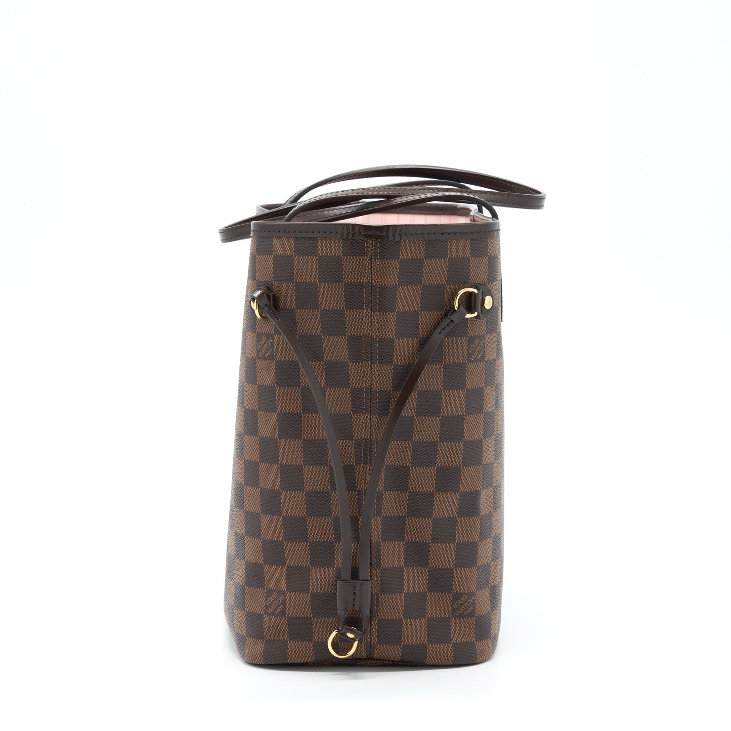 Louis Vuitton Neverfull Damier Ebene Canvas / Rose Ballerine