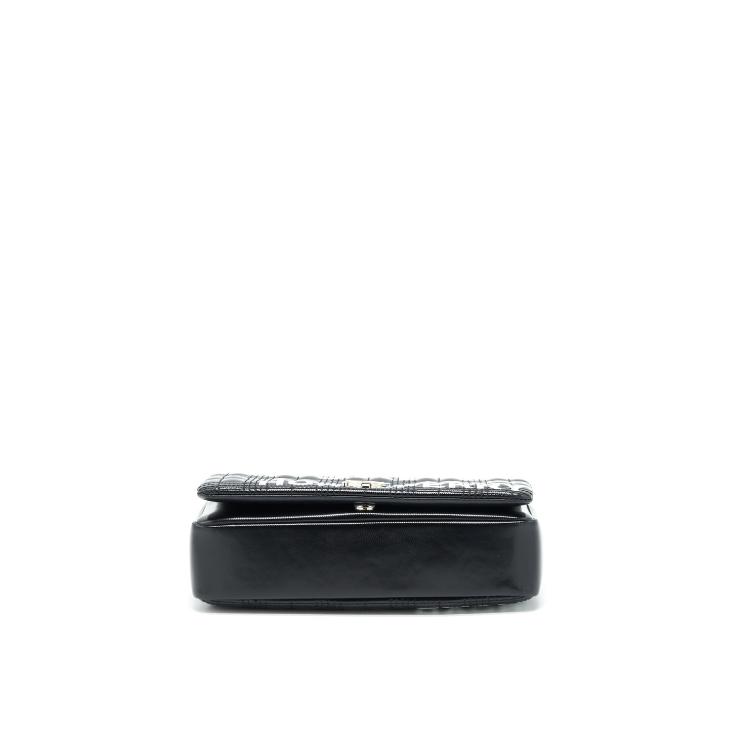Burberry Small Horseferry Print Quilted Lola Purse Black