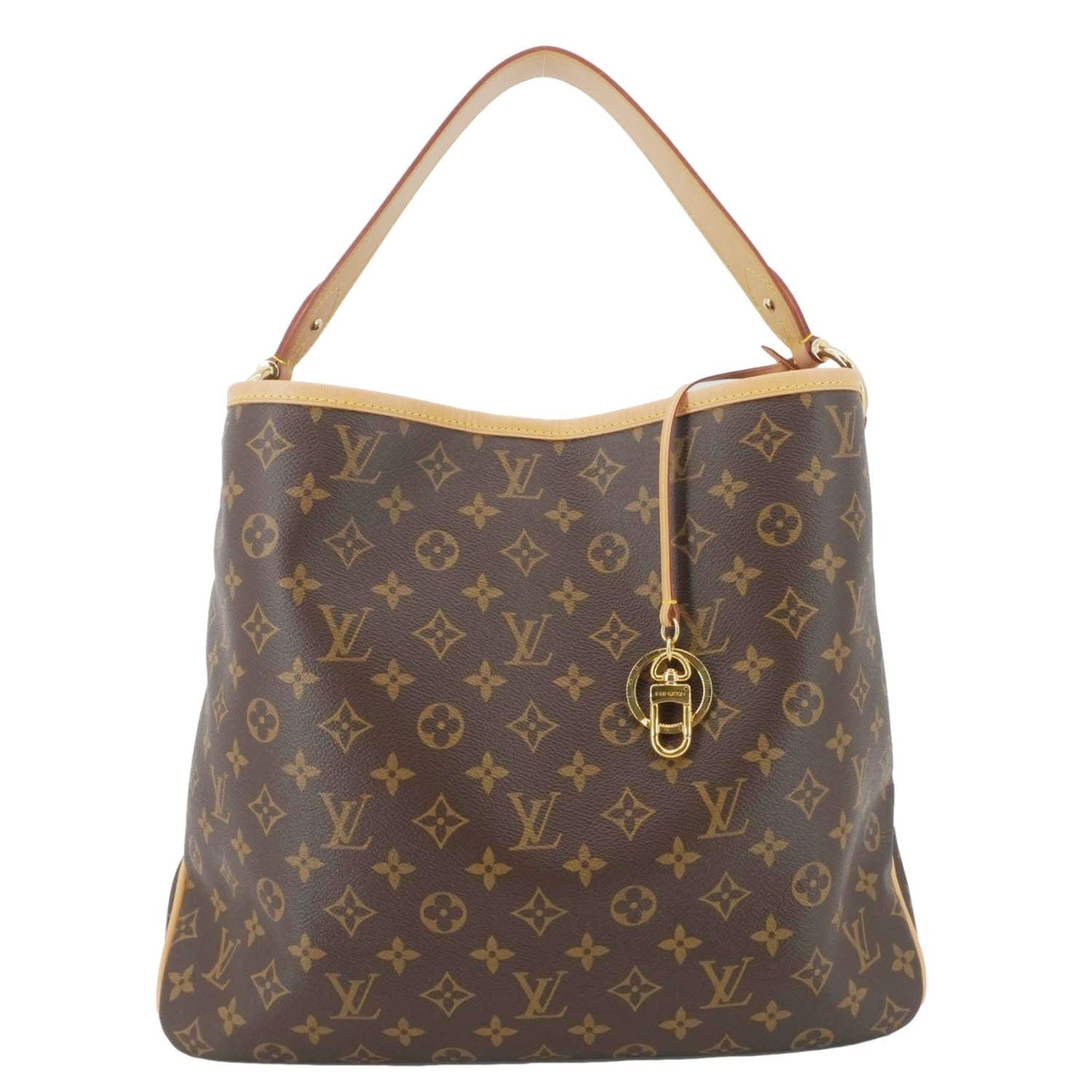 LOUIS VUITTON Delightful MM NM Monogram Canvas Hobo Bag Brown