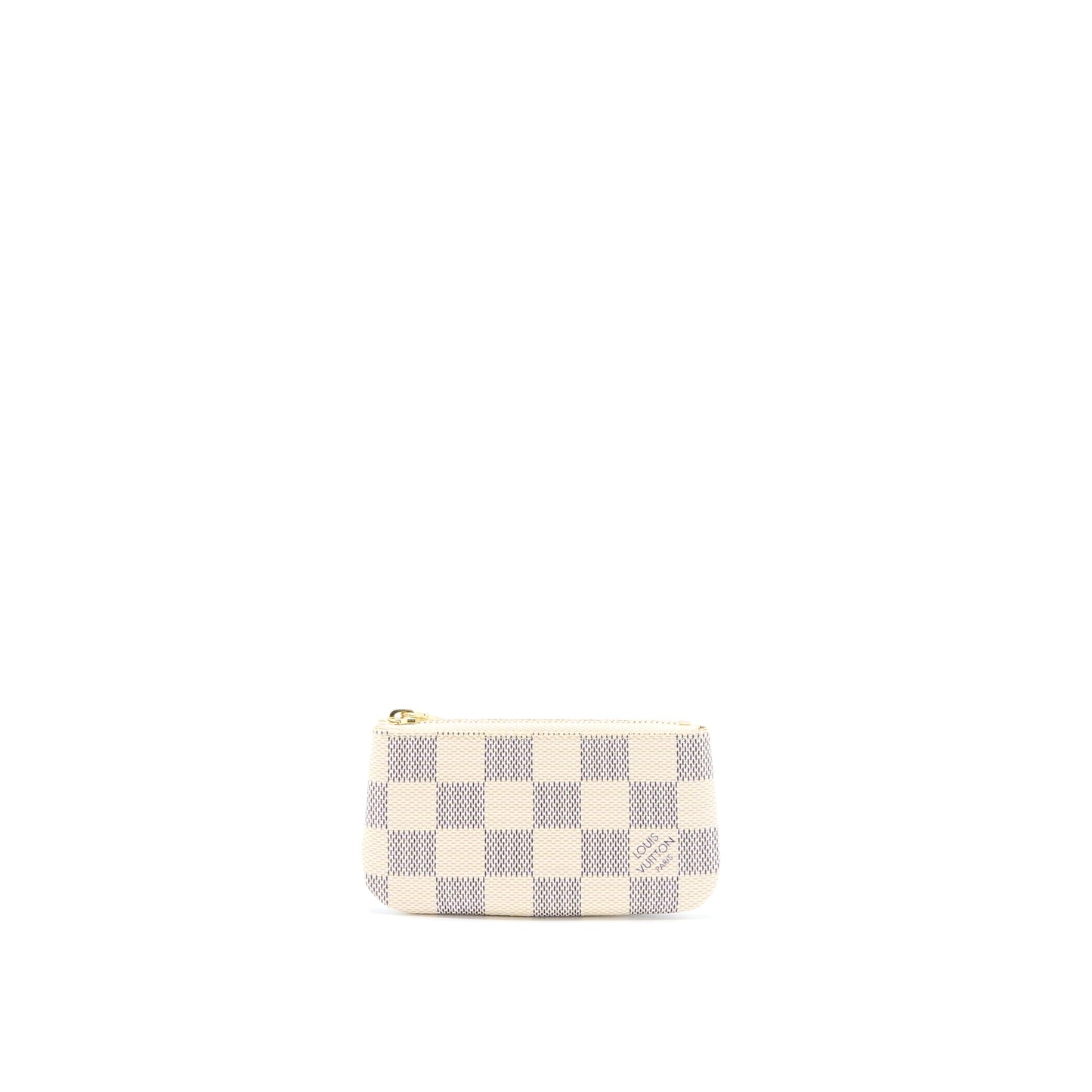 Louis Vuitton Key Pouch Damier Azur Canvas