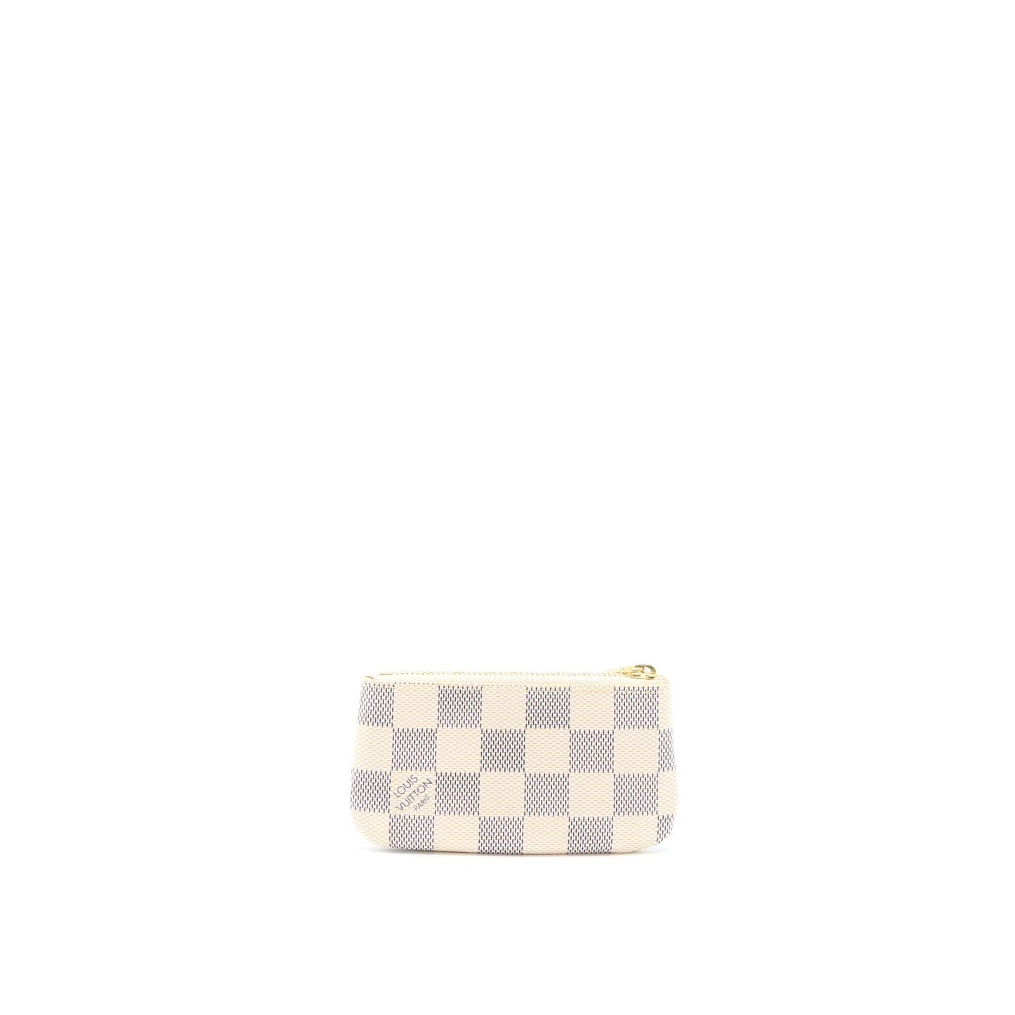 Louis Vuitton Key Pouch Damier Azur Canvas