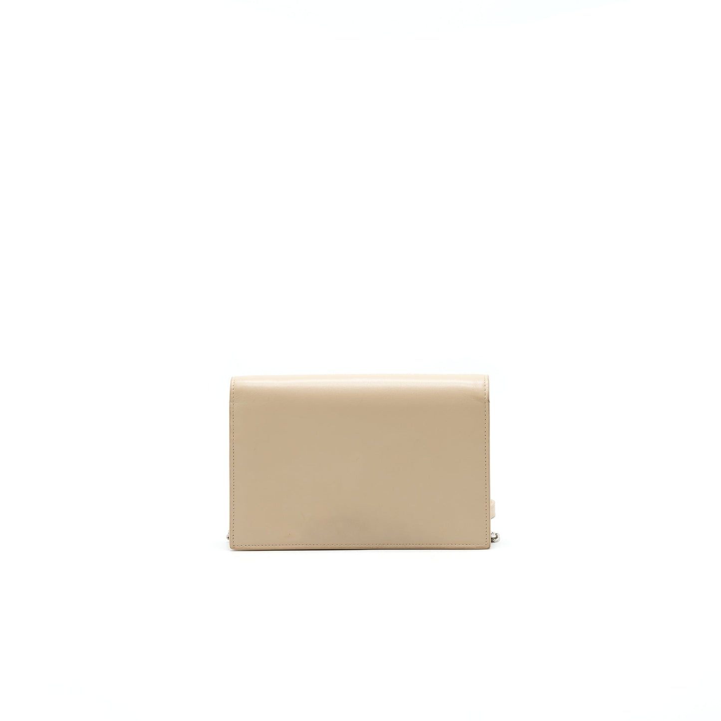 SAINT LAURENT / YSL KATE CHAIN WALLET IN BEIGE SHW