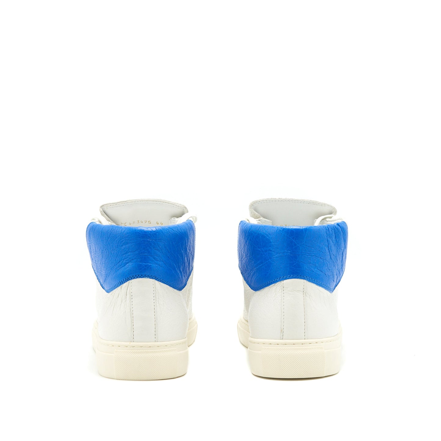 Balenciaga size 44 Men's Arena High white/ blue