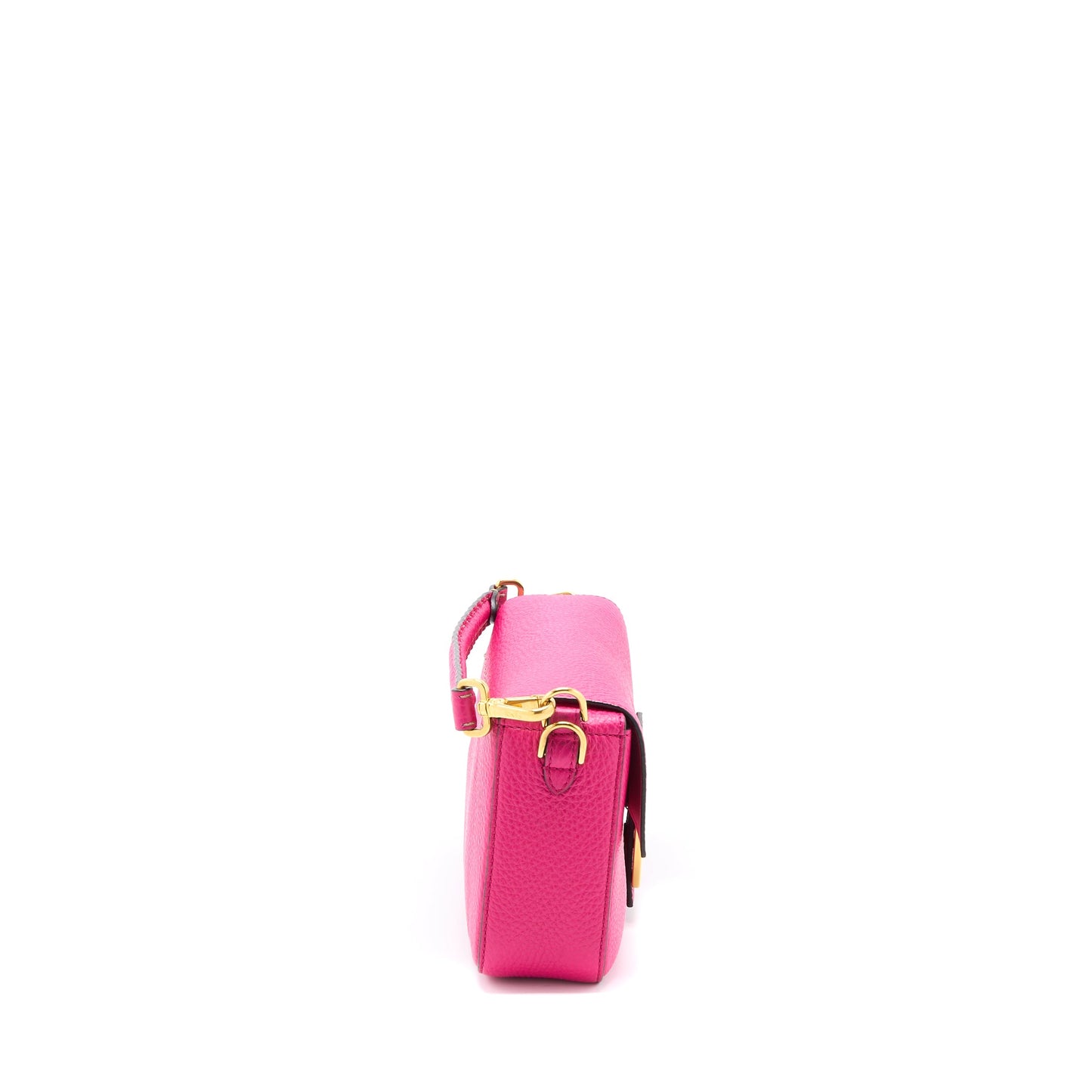 Fendi Baguette Purse Calfskin Pink