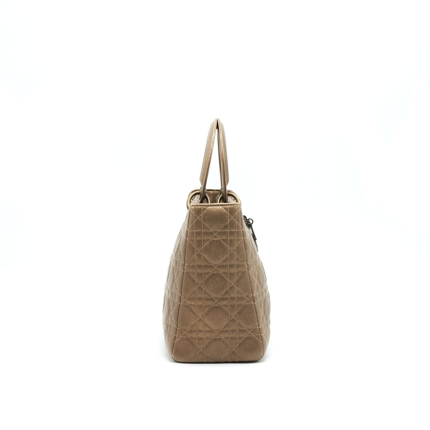Dior Lady Dior medium in Bronze with Bronze Hardware