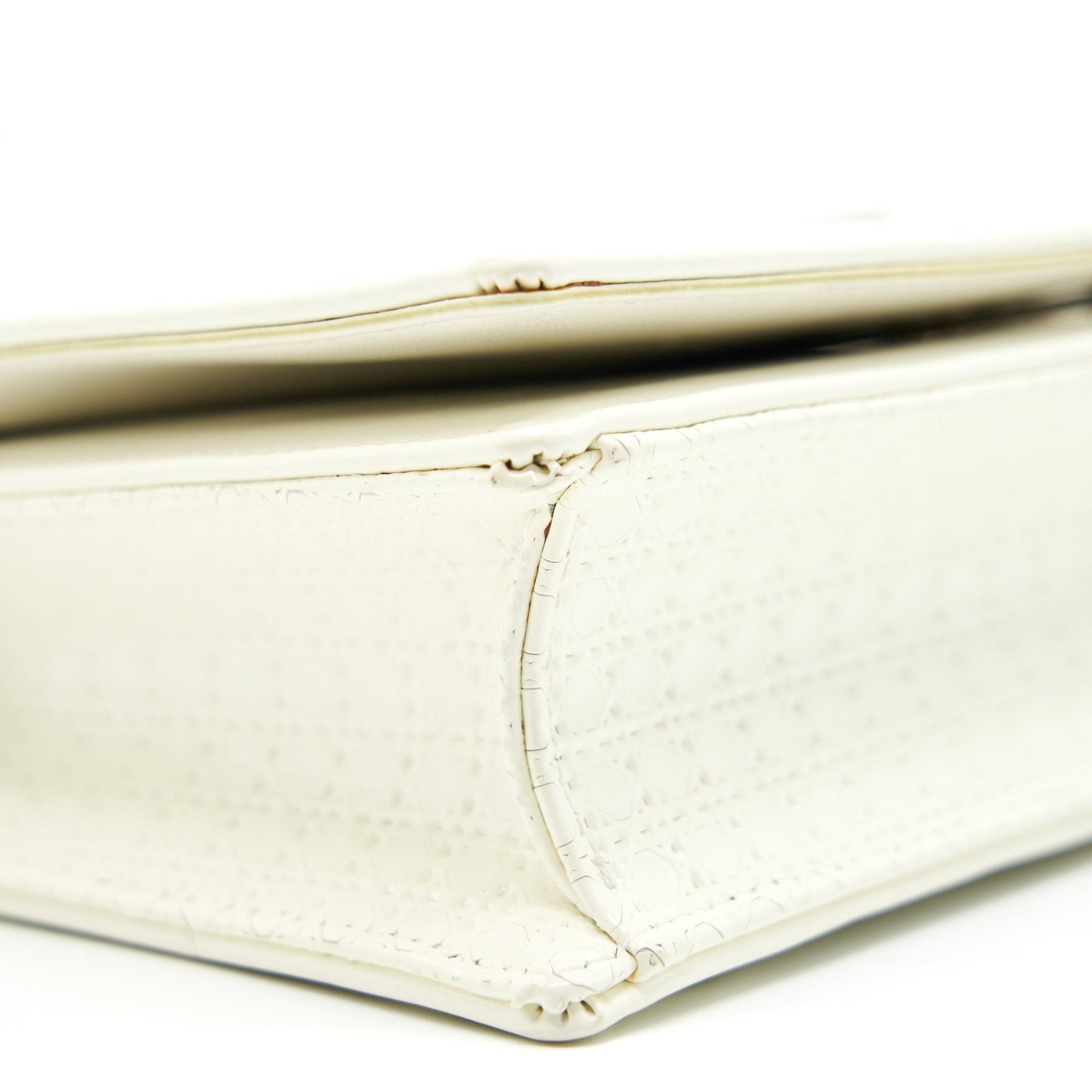 Dior mini Diorama Bag White with SHW
