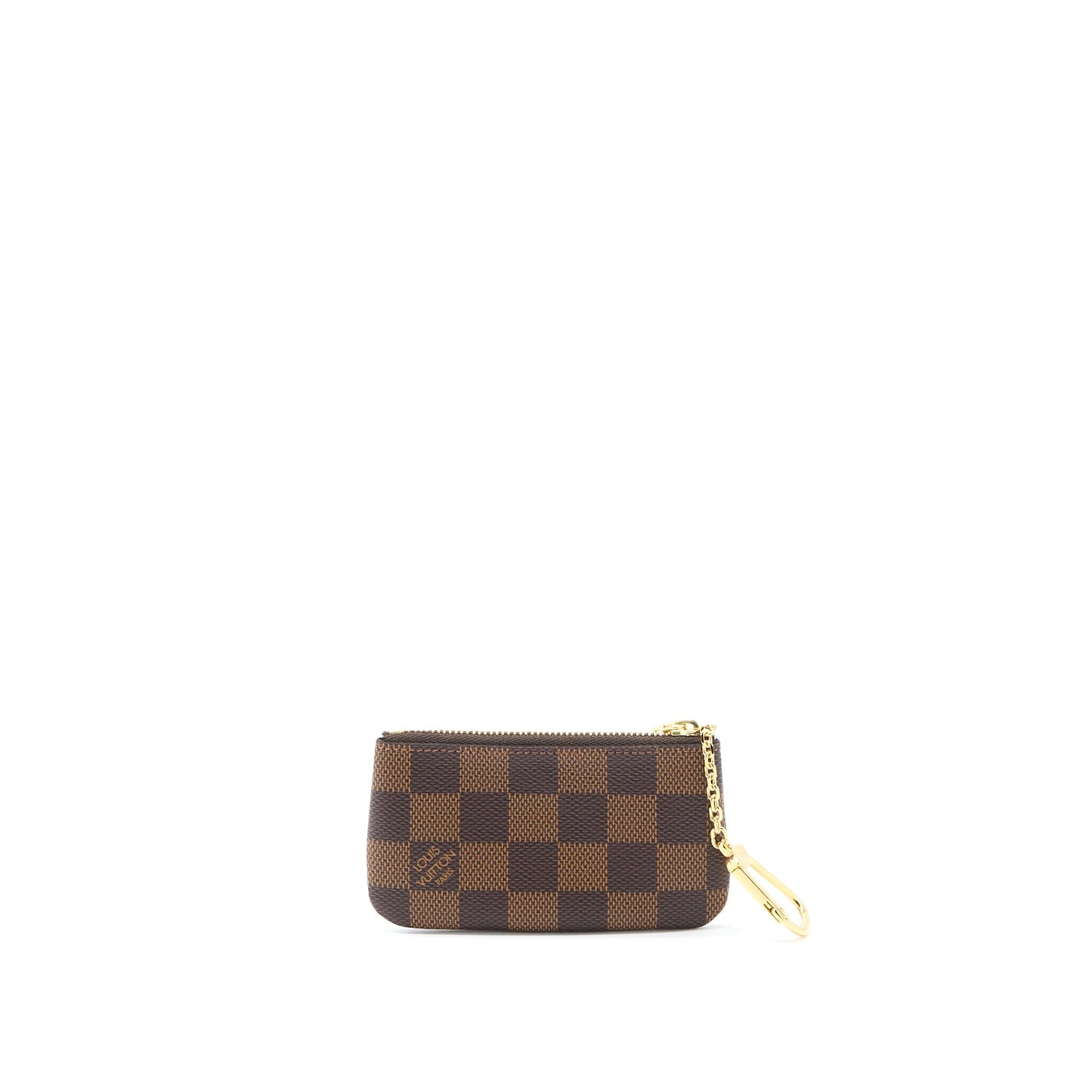Louis Vuitton Key Pouch Damier Ebene Canvas Brown