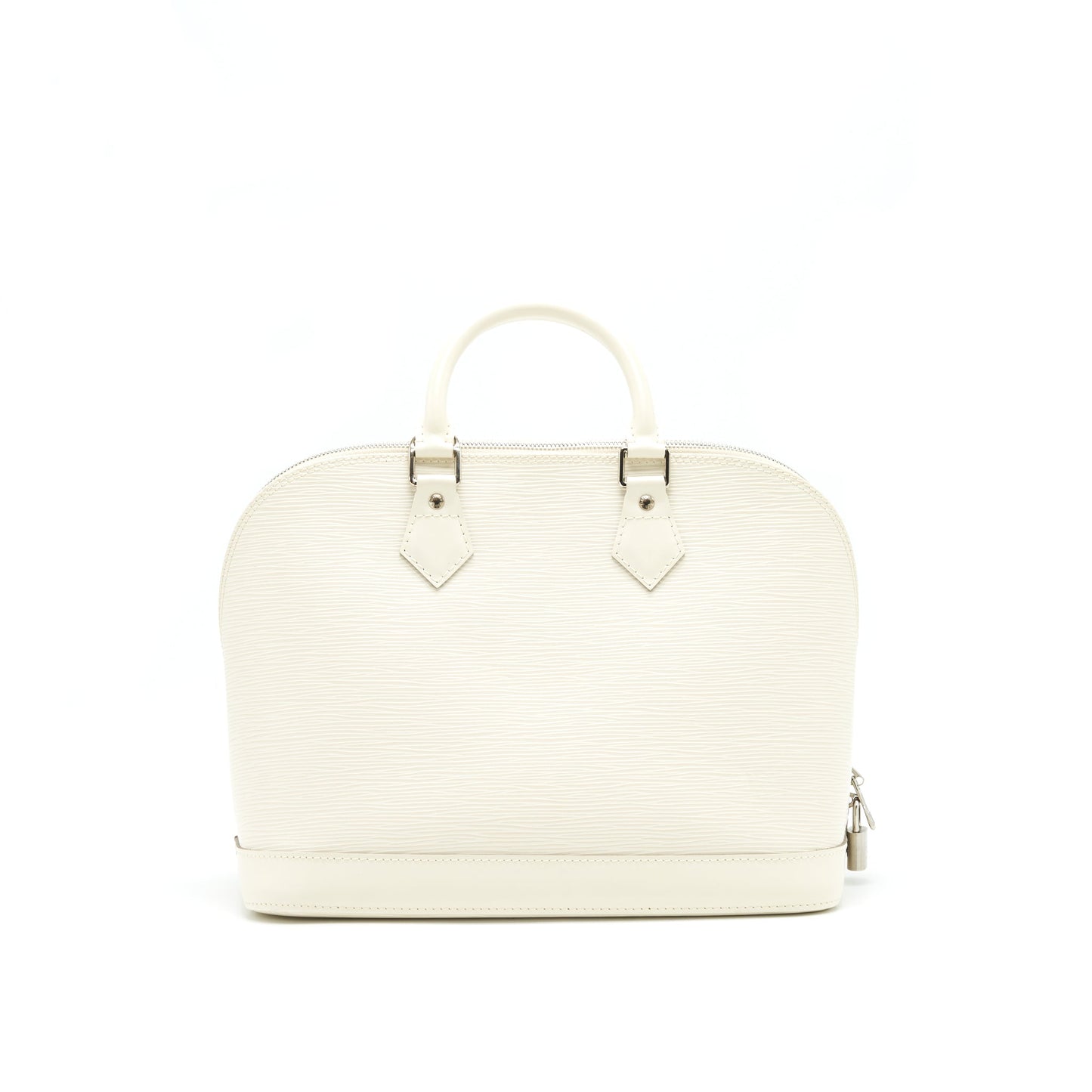 Louis Vuitton Alma epi leather white