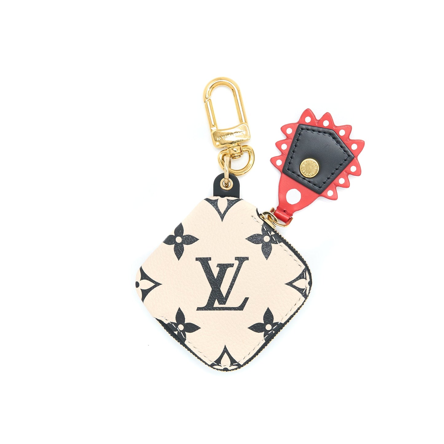 Louis Vuitton 2020 Crafty Square Coin Pouch Purse Charm Monogram Giant Canvas