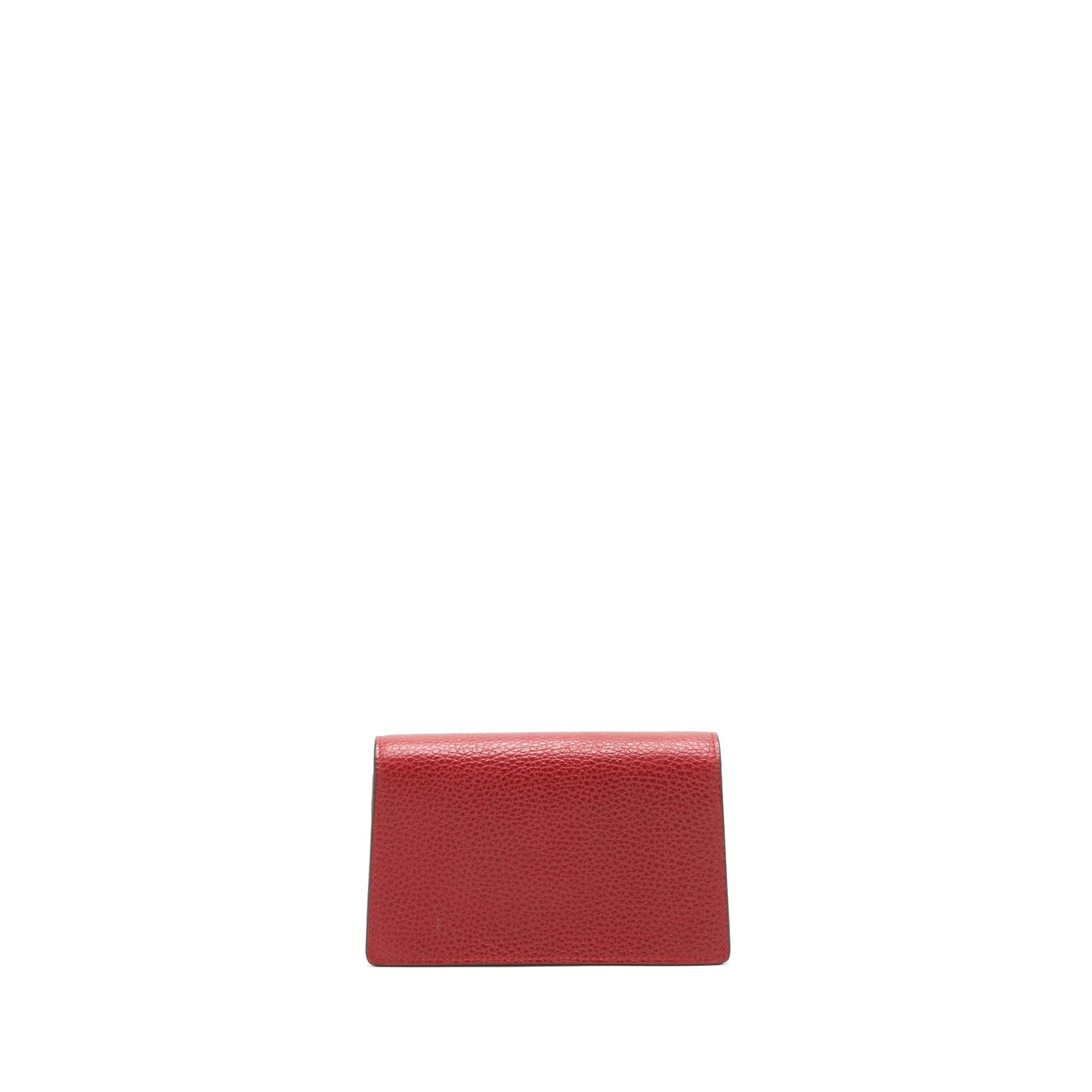 Gucci Dionysus Leather Super Mini Purse In Red