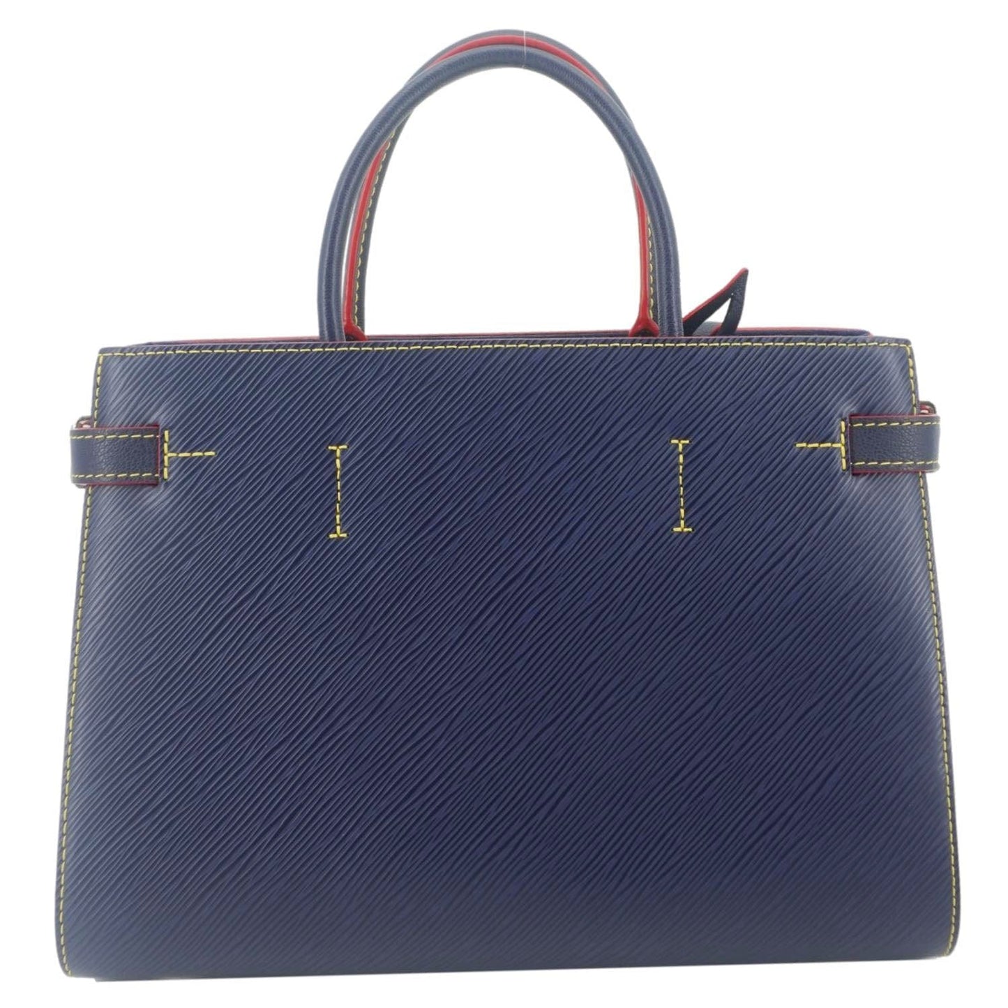 LOUIS VUITTON Twist Epi Leather 2Way Tote Bag Indigo