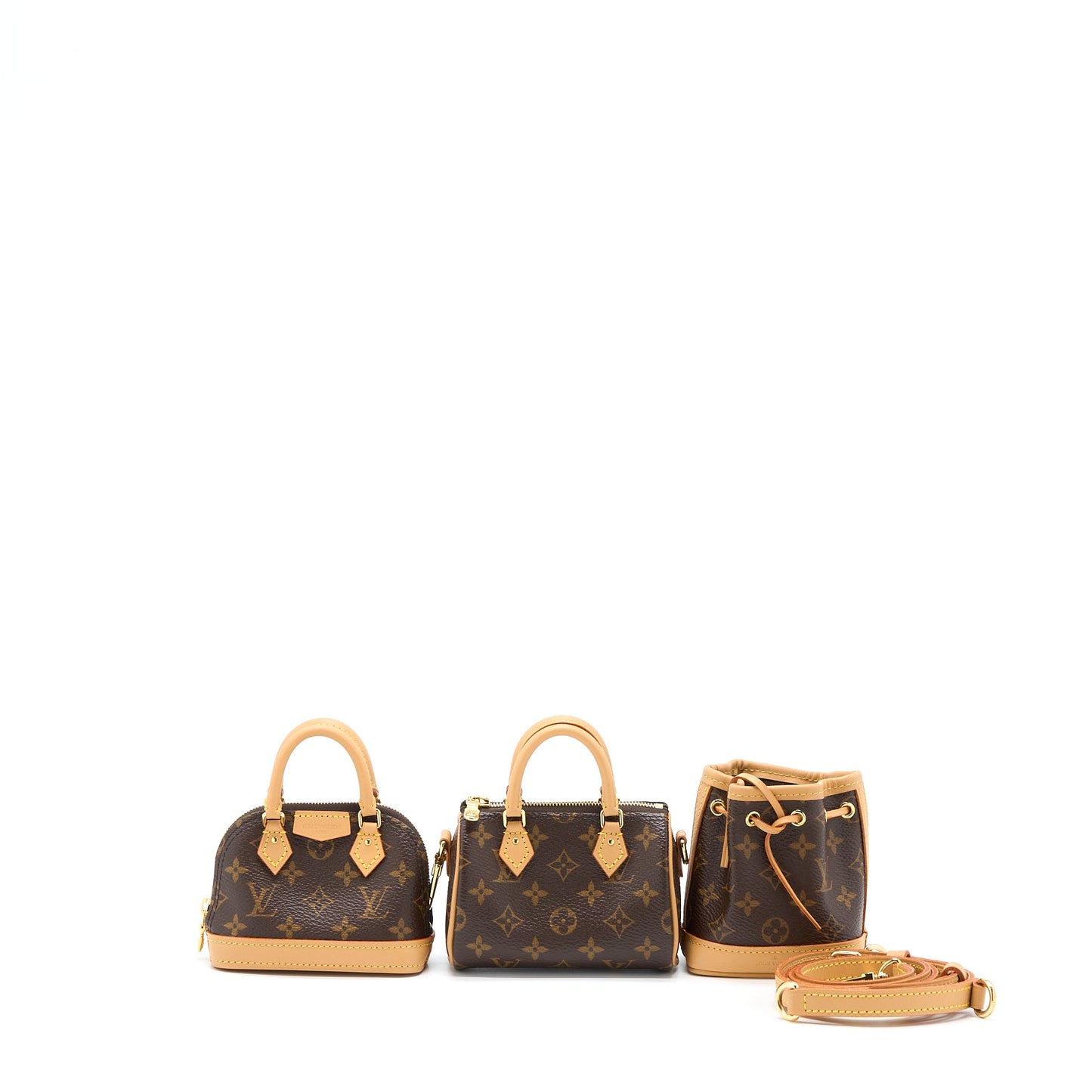 Louis Vuitton Trio Mini Icones Monogram Canvas