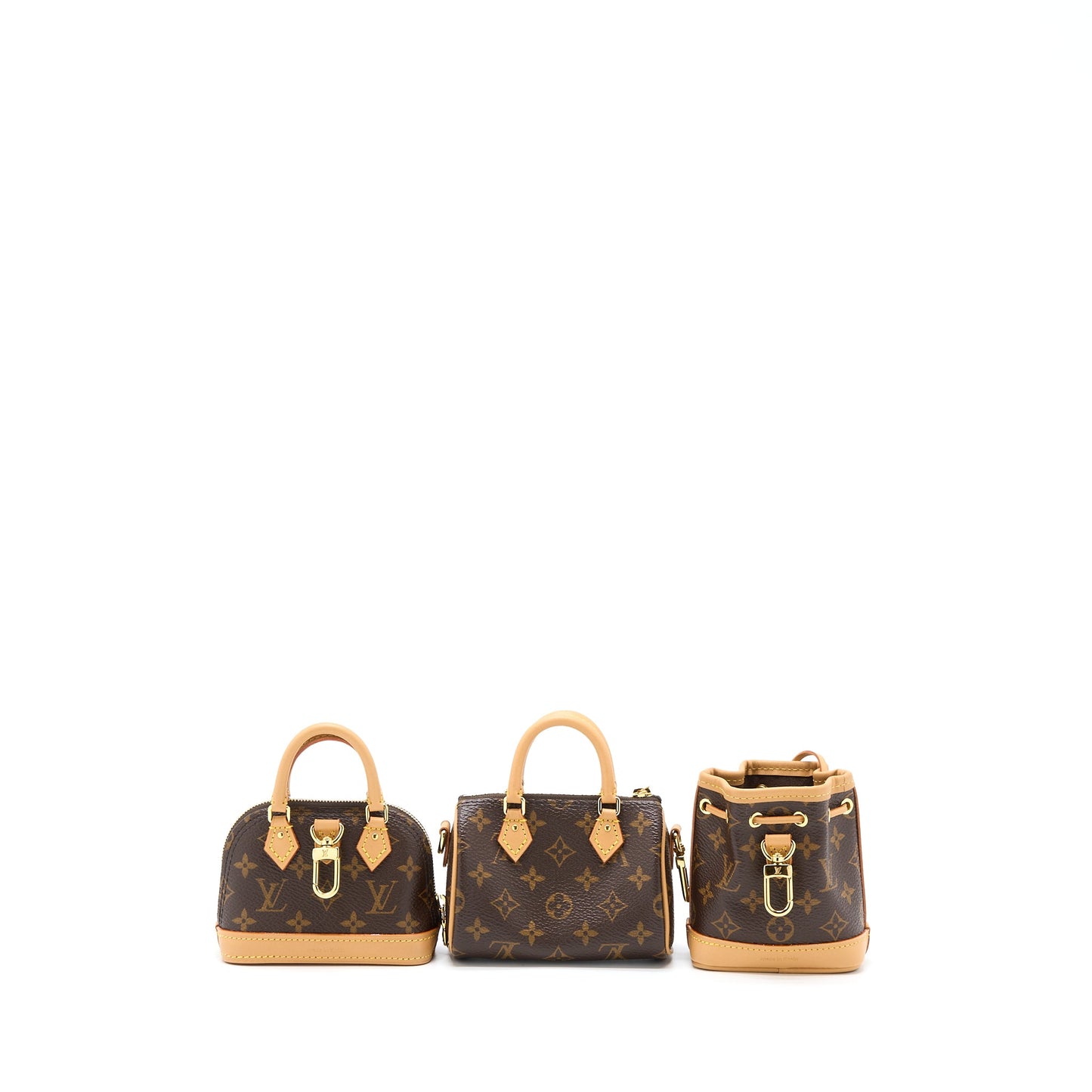 Louis Vuitton Trio Mini Icones Monogram Canvas