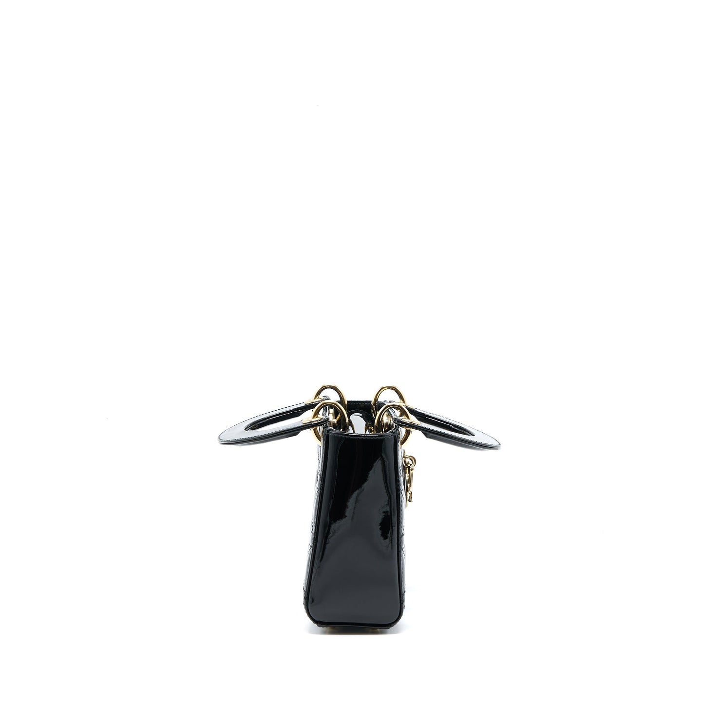 Dior Mini Lady Dior Patent Black