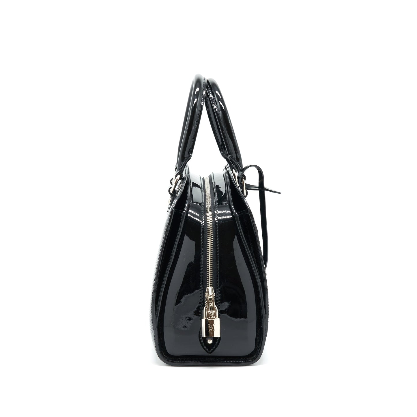 Louis Vuitton Bowling Purse Patent Black